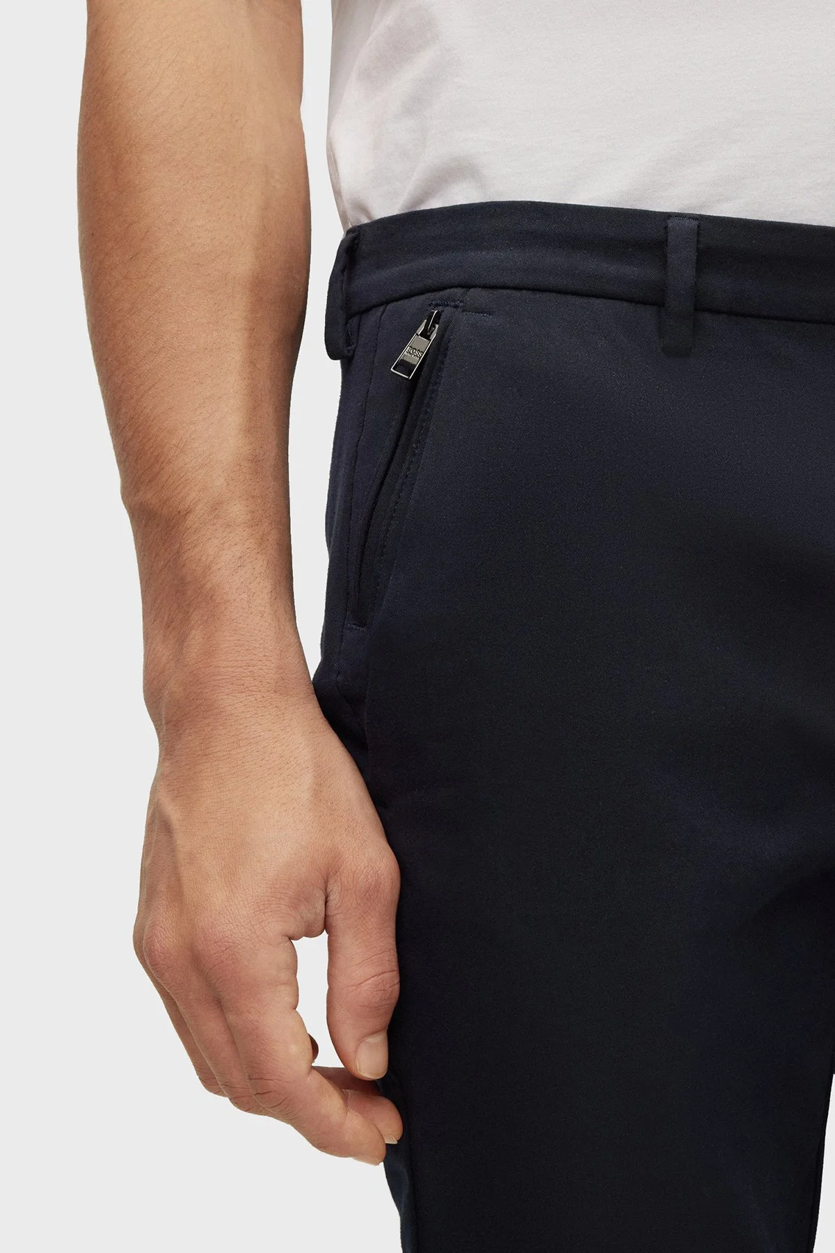 Boss Kaito1_T Streç Pamuklu Normal Bel Slim Fit Erkek Pantolon 50487754 404 Lacivert - 4