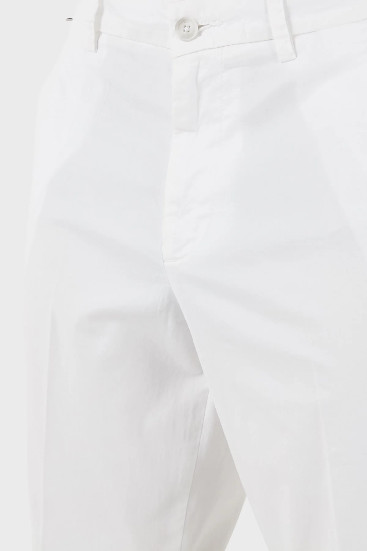 Boss Streç Pamuklu Normal Bel Slim Fit Erkek Pantolon 50505392 100 BEYAZ - 13