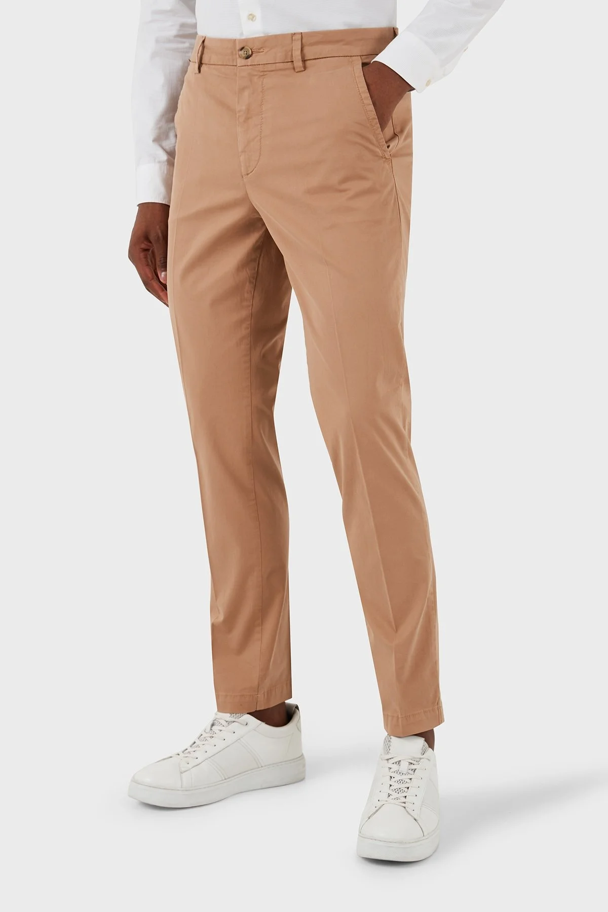 Boss Streç Pamuklu Normal Bel Slim Fit Erkek Pantolon 50505392 260 TABA - 2