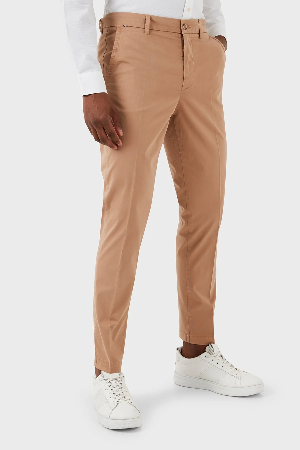 Boss Streç Pamuklu Normal Bel Slim Fit Erkek Pantolon 50505392 260 TABA - 3