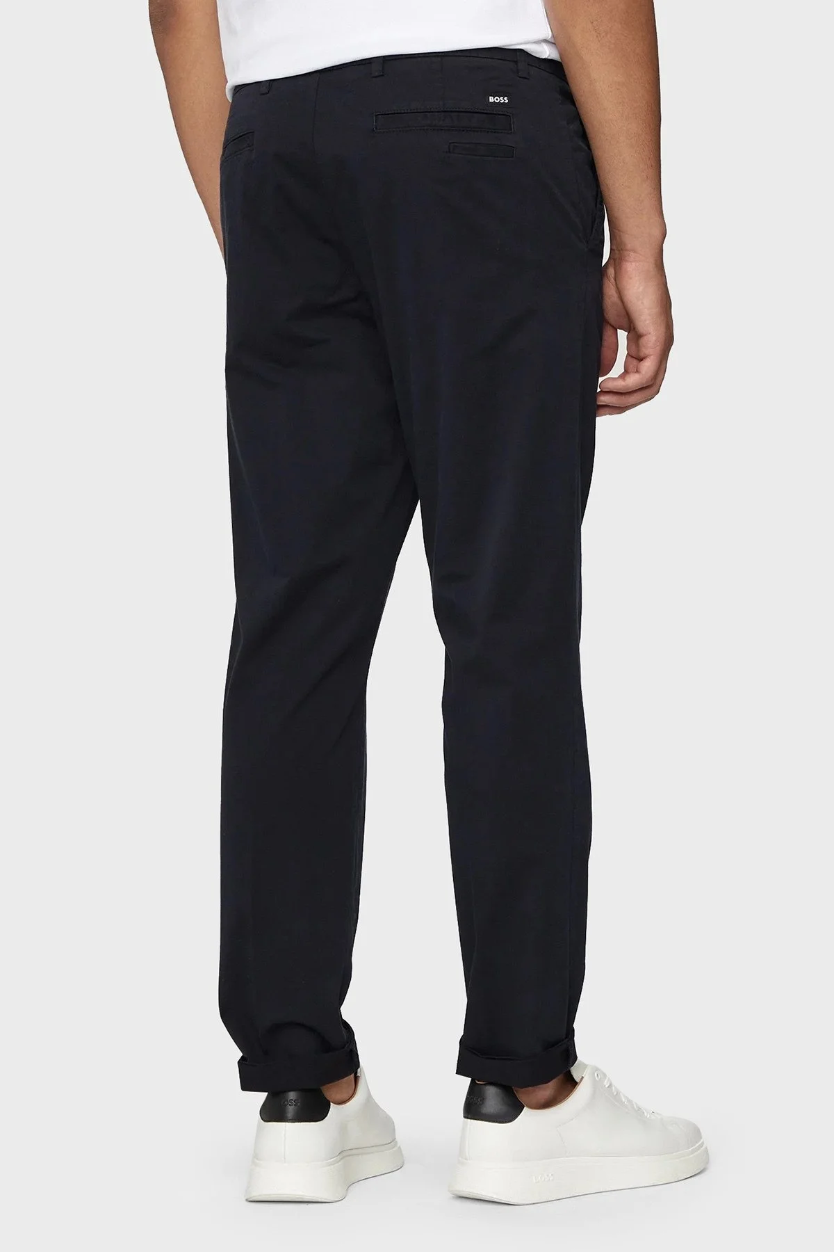 Boss Streç Pamuklu Normal Bel Slim Fit Erkek Pantolon 50505392 404 LACİVERT - 3