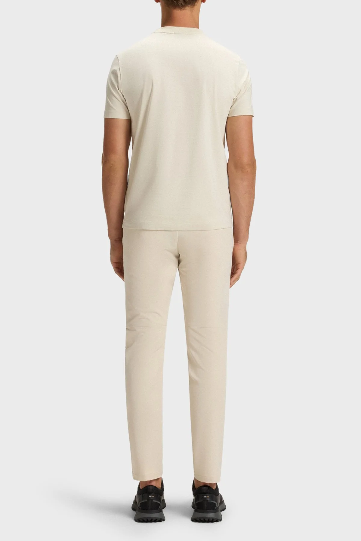 Boss Streç Pamuklu Regular Fit Bisiklet Yaka Erkek T Shirt 50506373 275 BEJ - 3