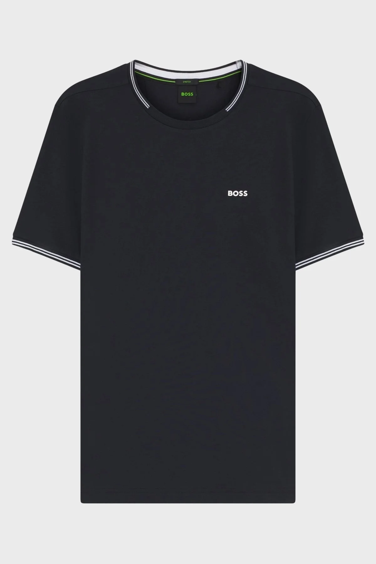 Boss Streç Pamuklu Regular Fit Bisiklet Yaka Erkek T Shirt 50521245 402 LACİVERT - 5