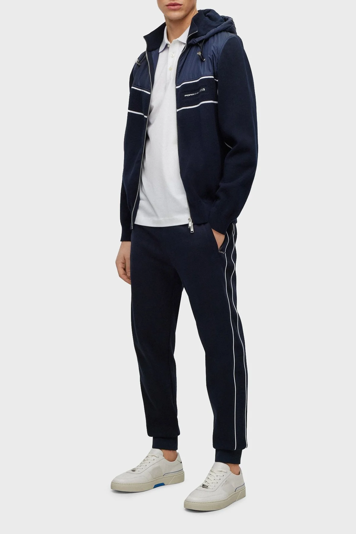 Boss Streç Pamuklu Regular Fit Düğmeli Erkek Polo T Shirt 50486178 100 BEYAZ - 4