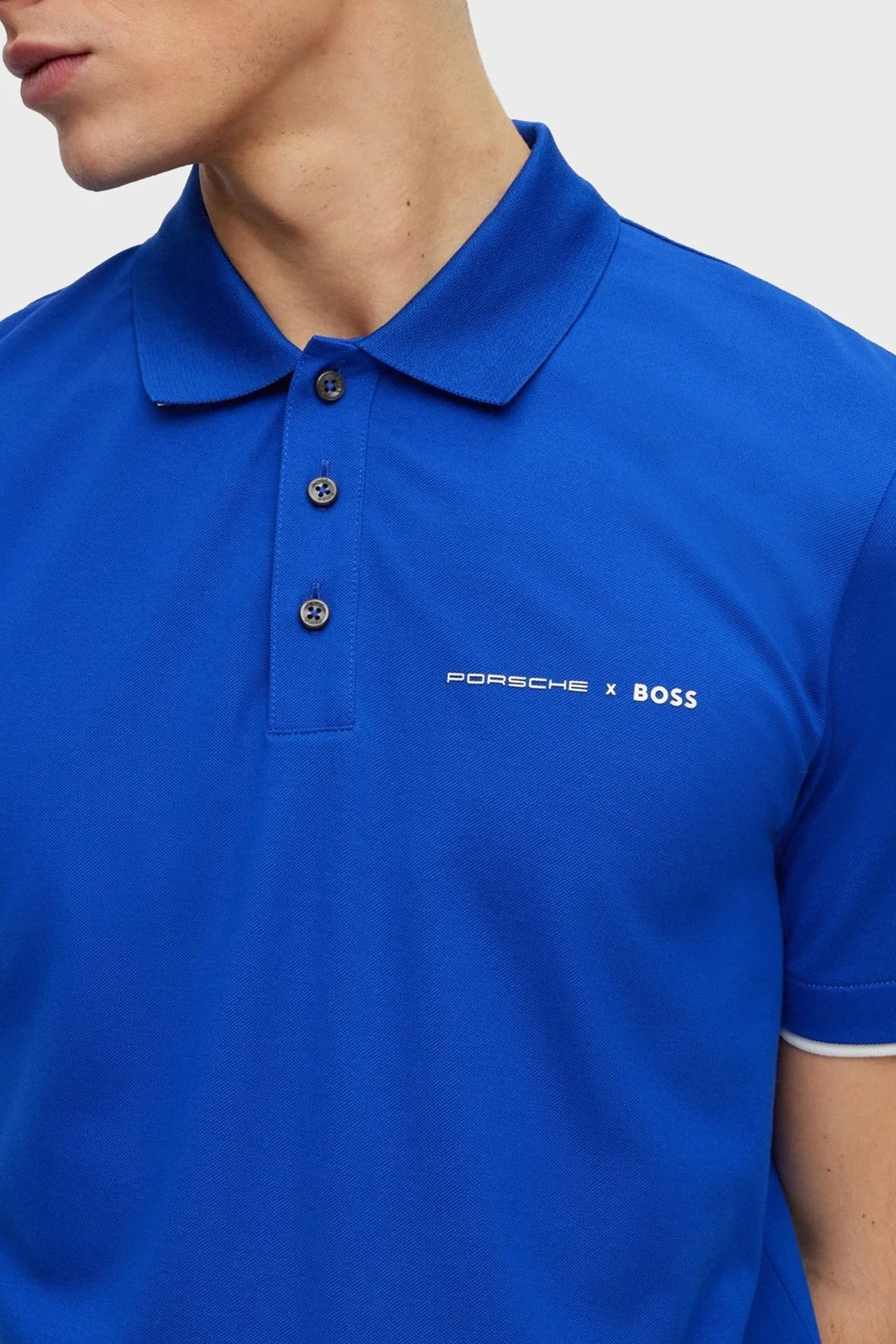 Boss Streç Pamuklu Regular Fit Düğmeli Erkek Polo T Shirt 50486178 433 SAKS - 2