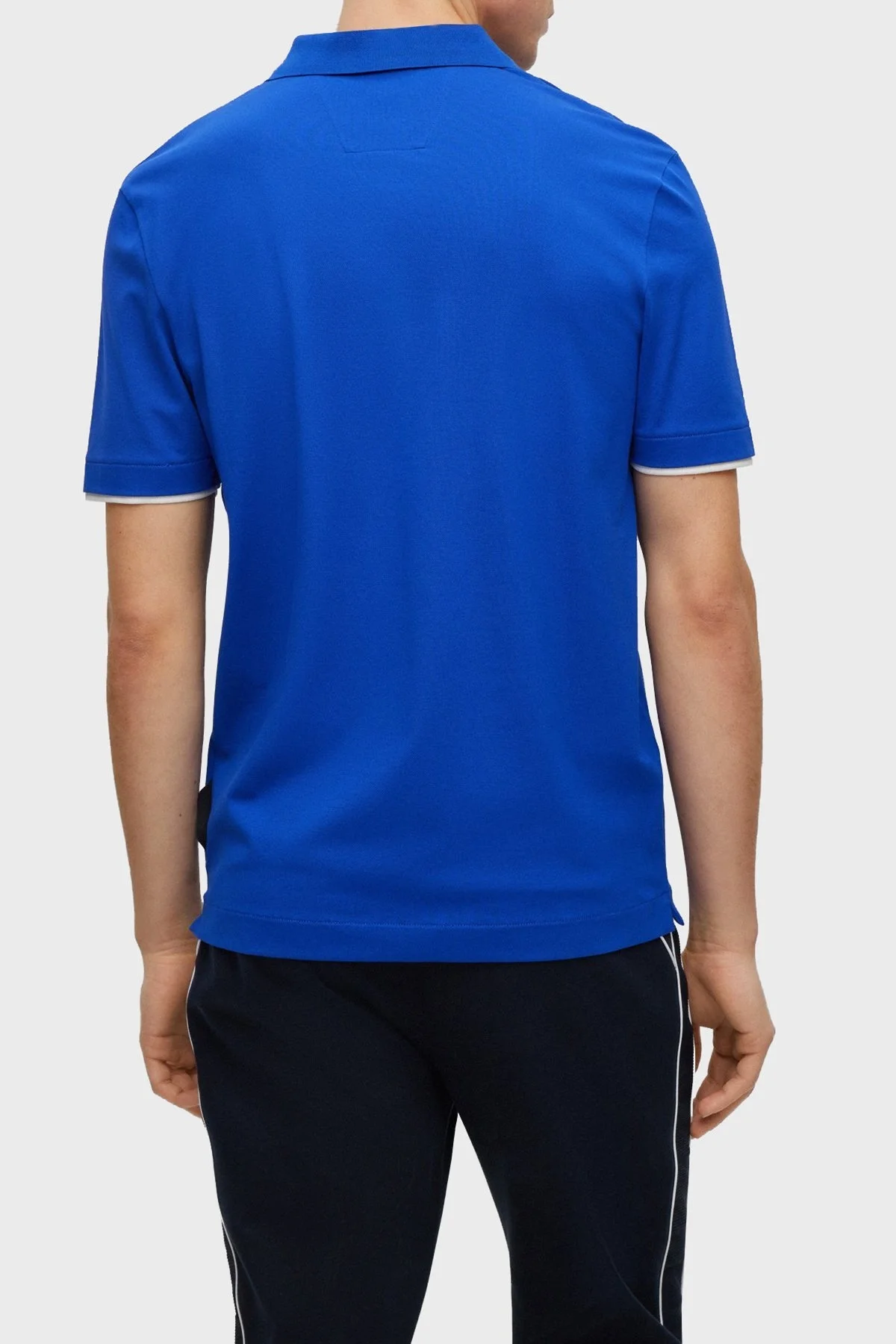 Boss Streç Pamuklu Regular Fit Düğmeli Erkek Polo T Shirt 50486178 433 SAKS - 3