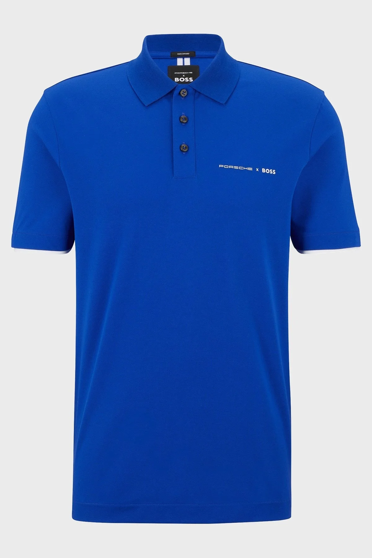 Boss Streç Pamuklu Regular Fit Düğmeli Erkek Polo T Shirt 50486178 433 SAKS - 5