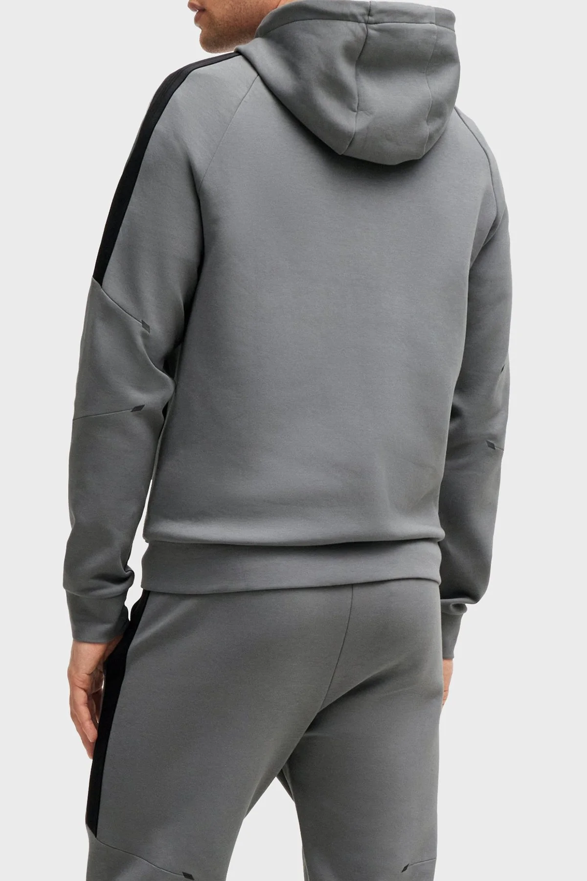 Boss Streç Pamuklu Regular Fit Erkek Eşofman Takımı 50519395 251 GRİ - 2