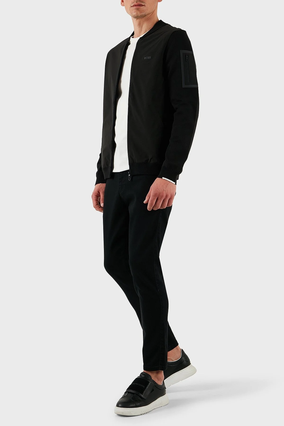 Boss Streç Pamuklu Regular Fit Kolej Yaka Erkek Ceket 50529337 001 SİYAH - 2
