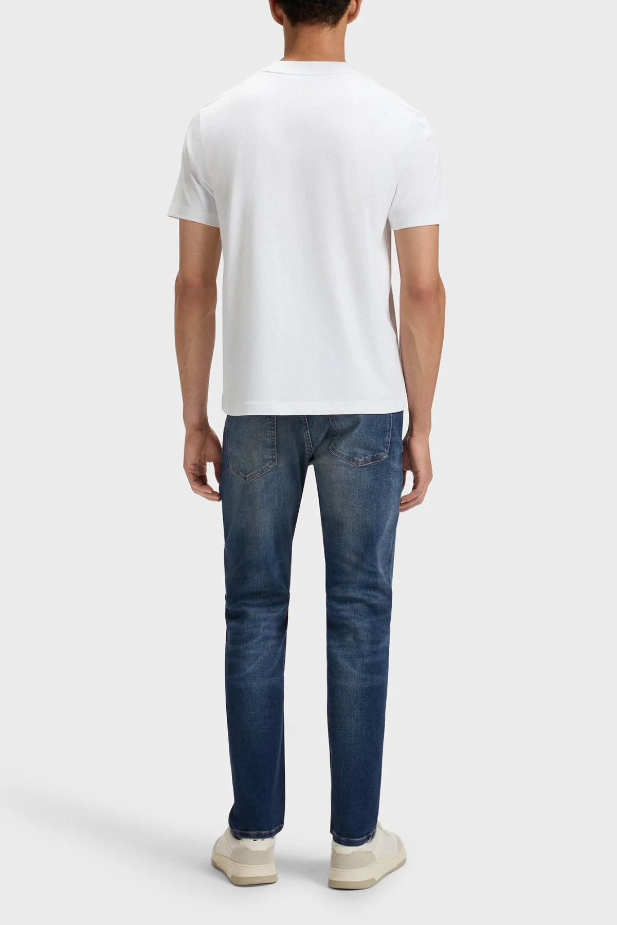 Boss Streç Pamuklu Regular Fit Normal Bel Düz Paça Jeans Erkek Kot Pantolon 50534683 405 LACİVERT - 8