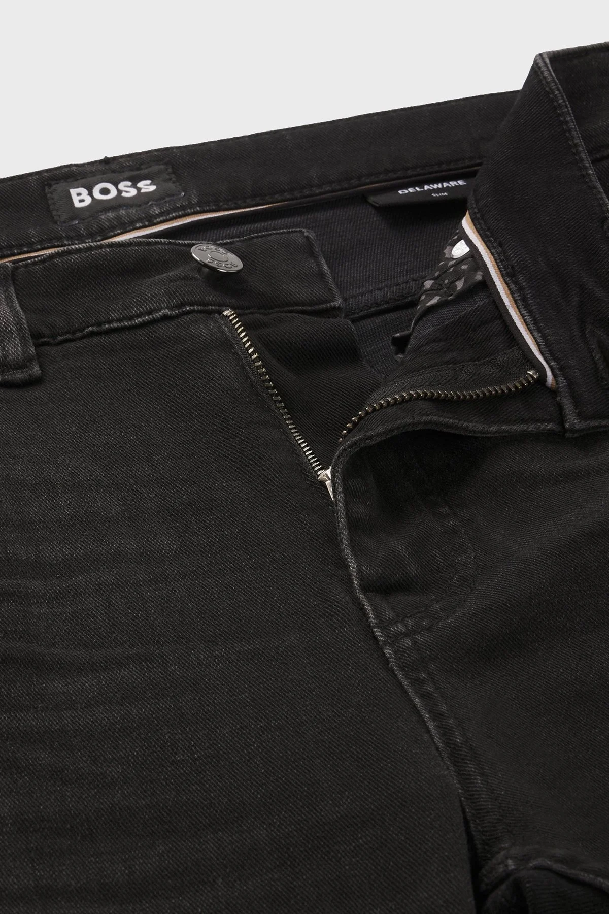 Boss Streç Pamuklu Skinny Fit Normal Bel Dar Paça Jeans Erkek Kot Pantolon 50532605 005 SİYAH - 5