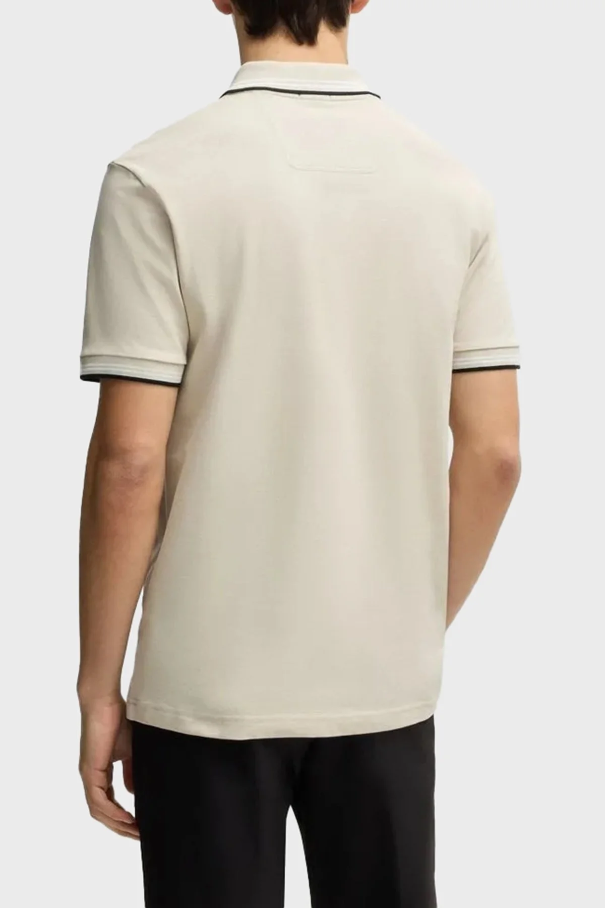 Boss Streç Pamuklu Slim Fit Düğmeli Erkek Polo Yaka T Shirt 50506193 284 BEJ - 8