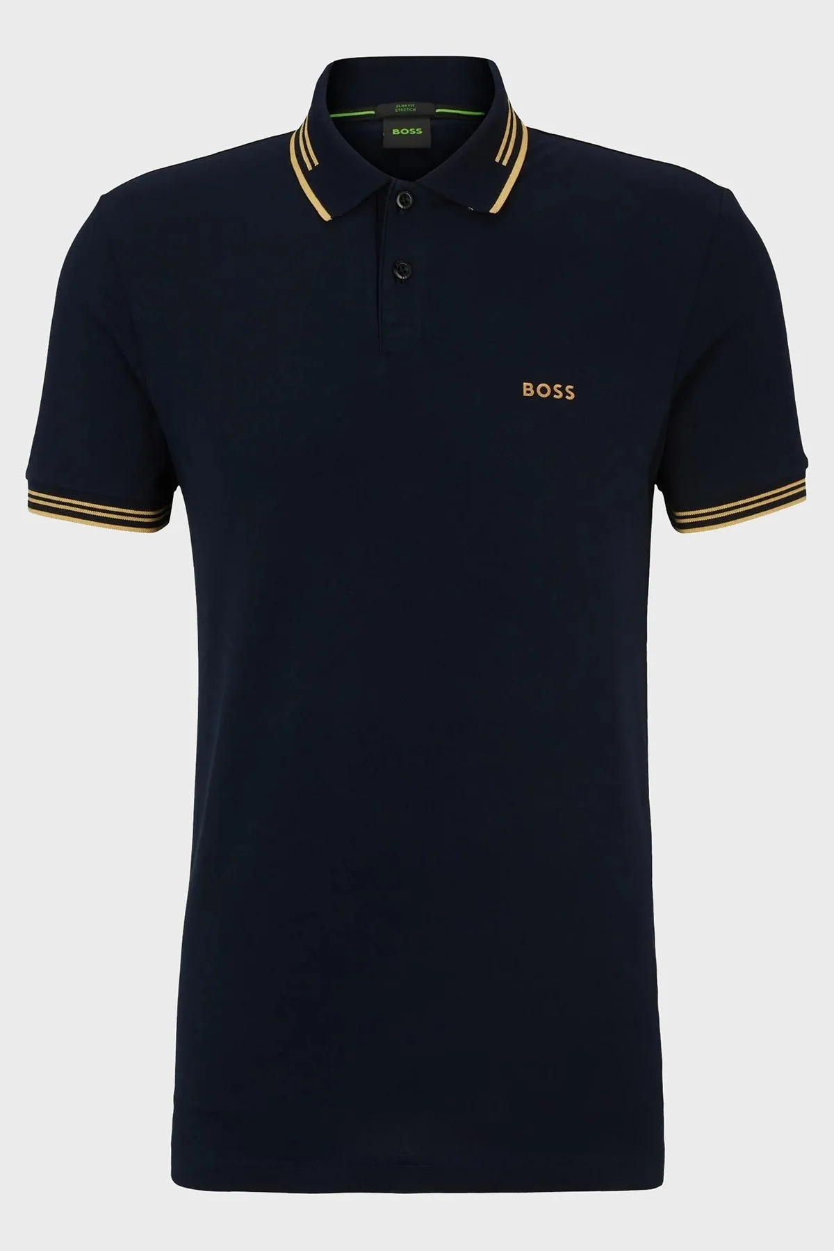 Boss Streç Pamuklu Slim Fit Düğmeli Erkek Polo Yaka T Shirt 50506193 401 LACİVERT - 15