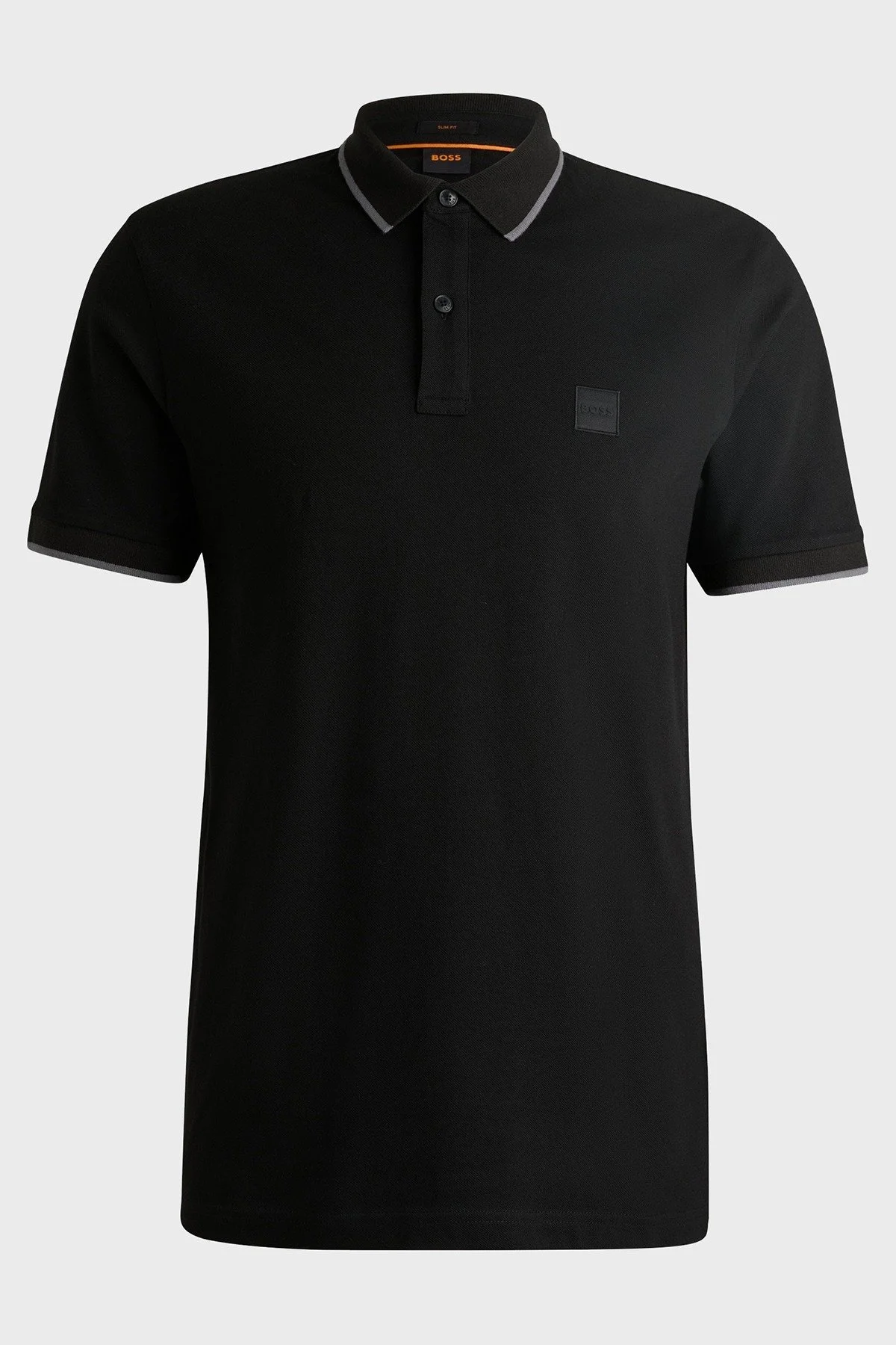 Boss Streç Pamuklu Slim Fit Düğmeli Erkek Polo Yaka T Shirt 50507699 001 SİYAH - 5