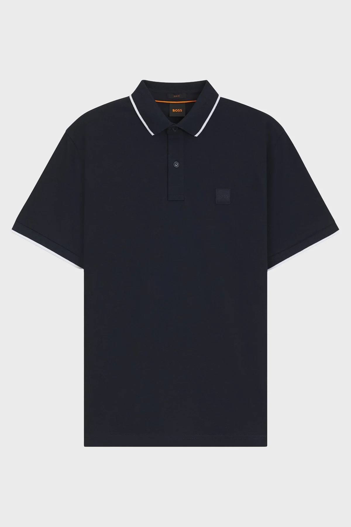 Boss Streç Pamuklu Slim Fit Düğmeli Erkek Polo Yaka T Shirt 50507699 404 LACİVERT - 10