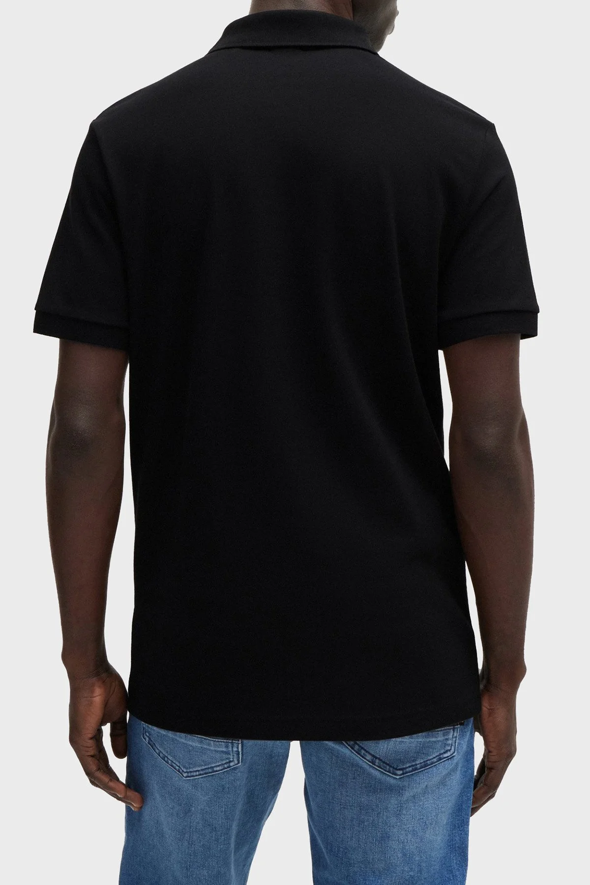 Boss Streç Pamuklu Slim Fit Düğmeli Erkek Polo Yaka T Shirt 50507803 001 SİYAH - 3