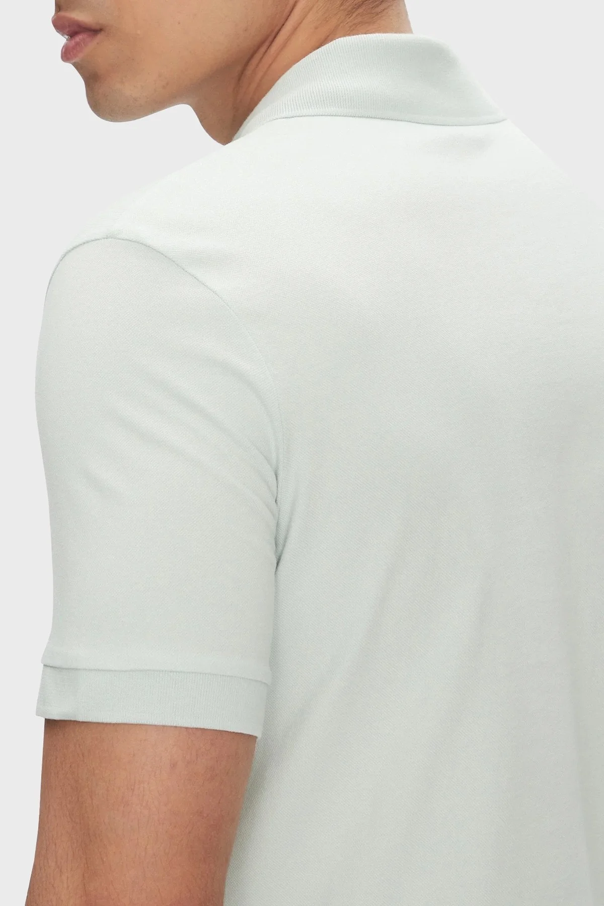 Boss Streç Pamuklu Slim Fit Düğmeli Erkek Polo Yaka T Shirt 50507803 474 MİNT - 10