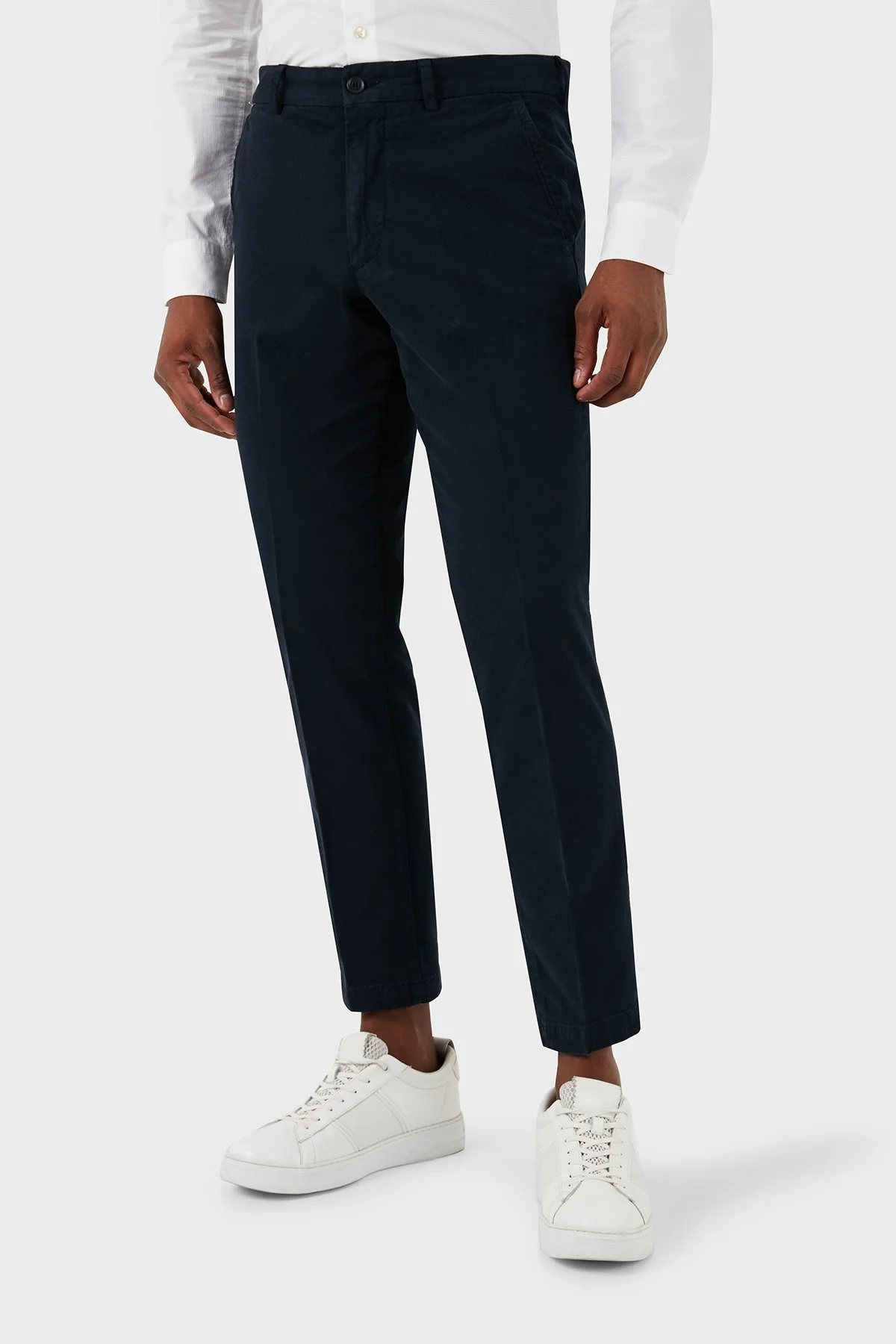 Boss Streç Pamuklu Slim Fit Düz Paça Erkek Pantolon 50507575 404 LACİVERT - 2