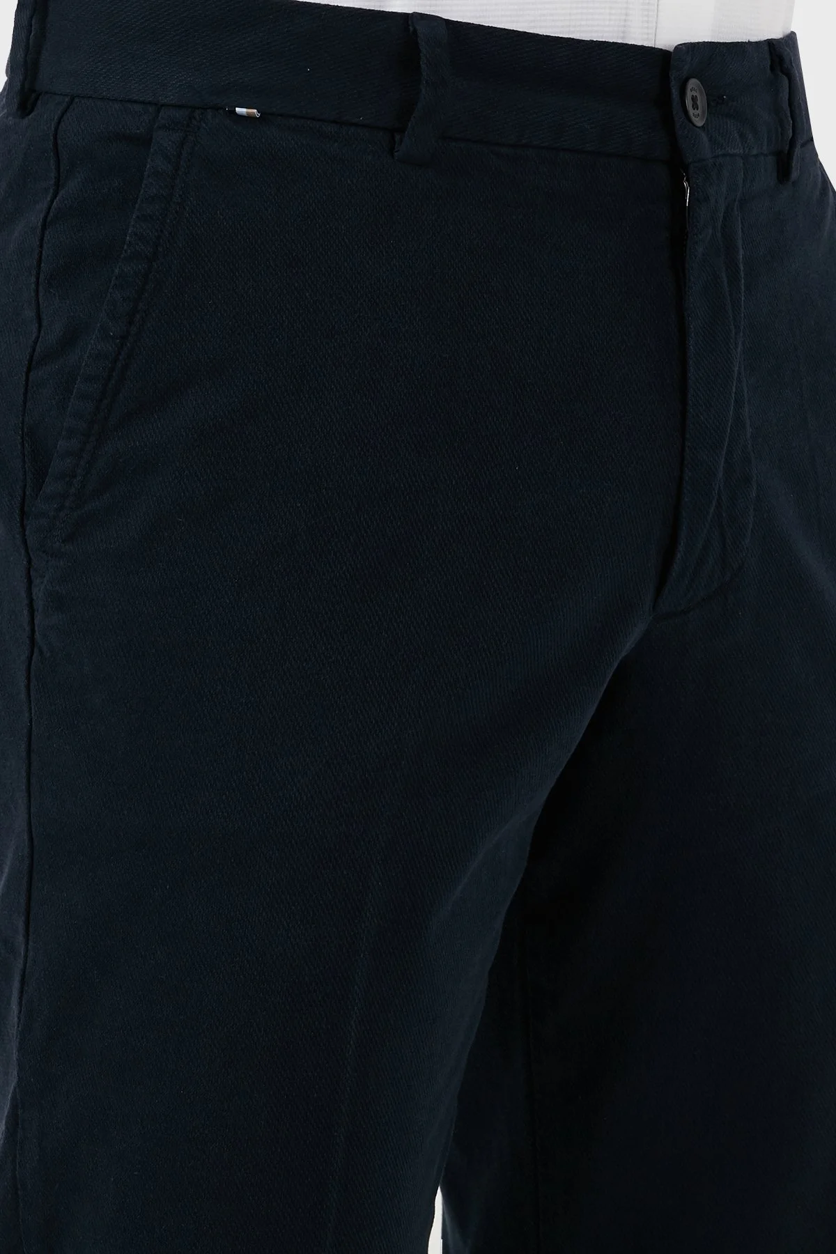 Boss Streç Pamuklu Slim Fit Düz Paça Erkek Pantolon 50507575 404 LACİVERT - 5