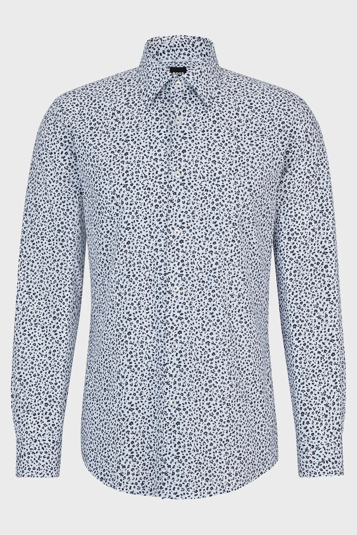 Boss Streç Pamuklu Slim Fit Erkek Gömlek 50512664 410 LACİVERT - 6