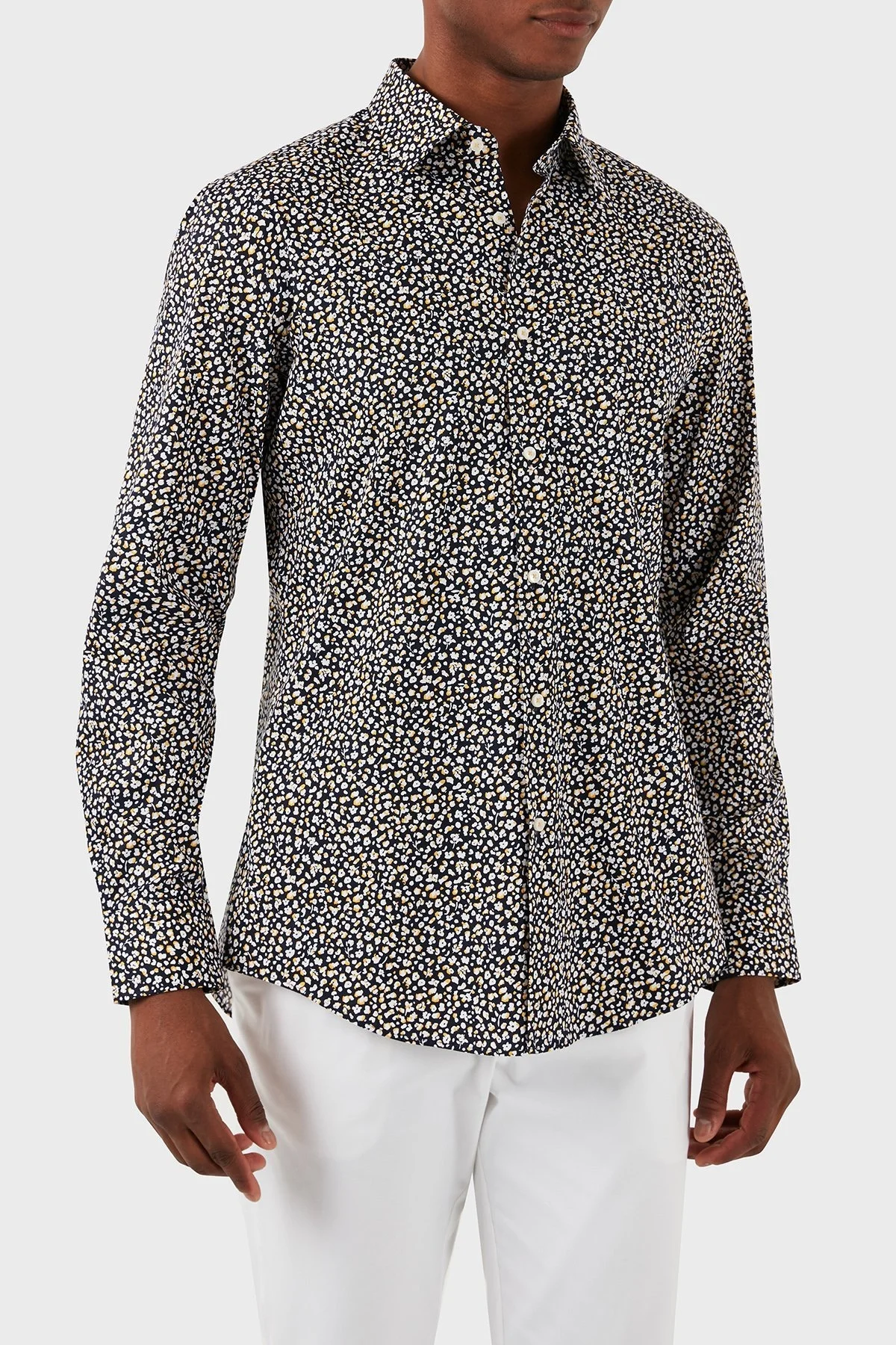 Boss Streç Pamuklu Slim Fit Erkek Gömlek 50512664 705 LACİVERT - 11