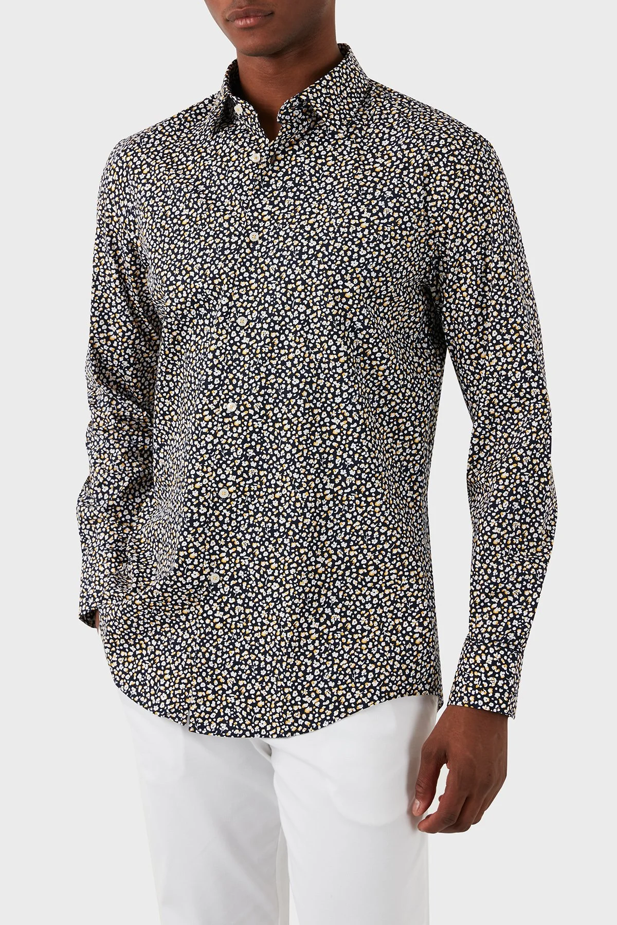 Boss Streç Pamuklu Slim Fit Erkek Gömlek 50512664 705 LACİVERT - 1