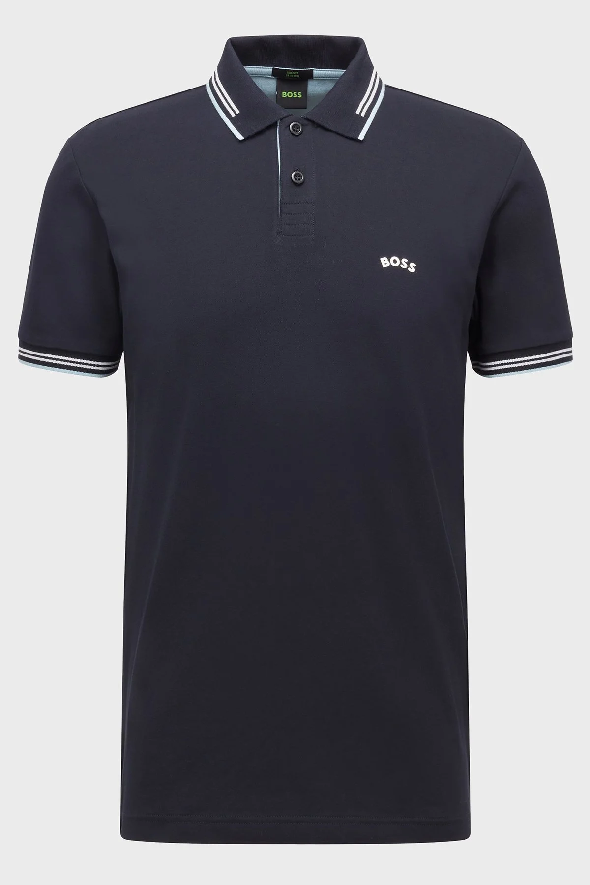 Boss Streç Pamuklu Slim Fit Erkek Polo T Shirt 50469245 408 LACİVERT - 5