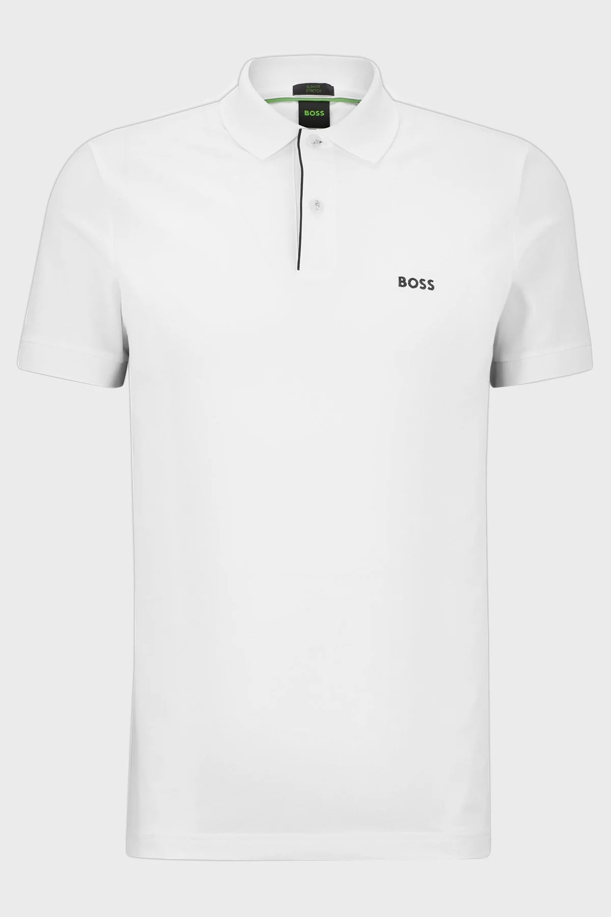 Boss Streç Pamuklu Slim Fit Erkek Polo T Shirt 50483203 100 BEYAZ - 5