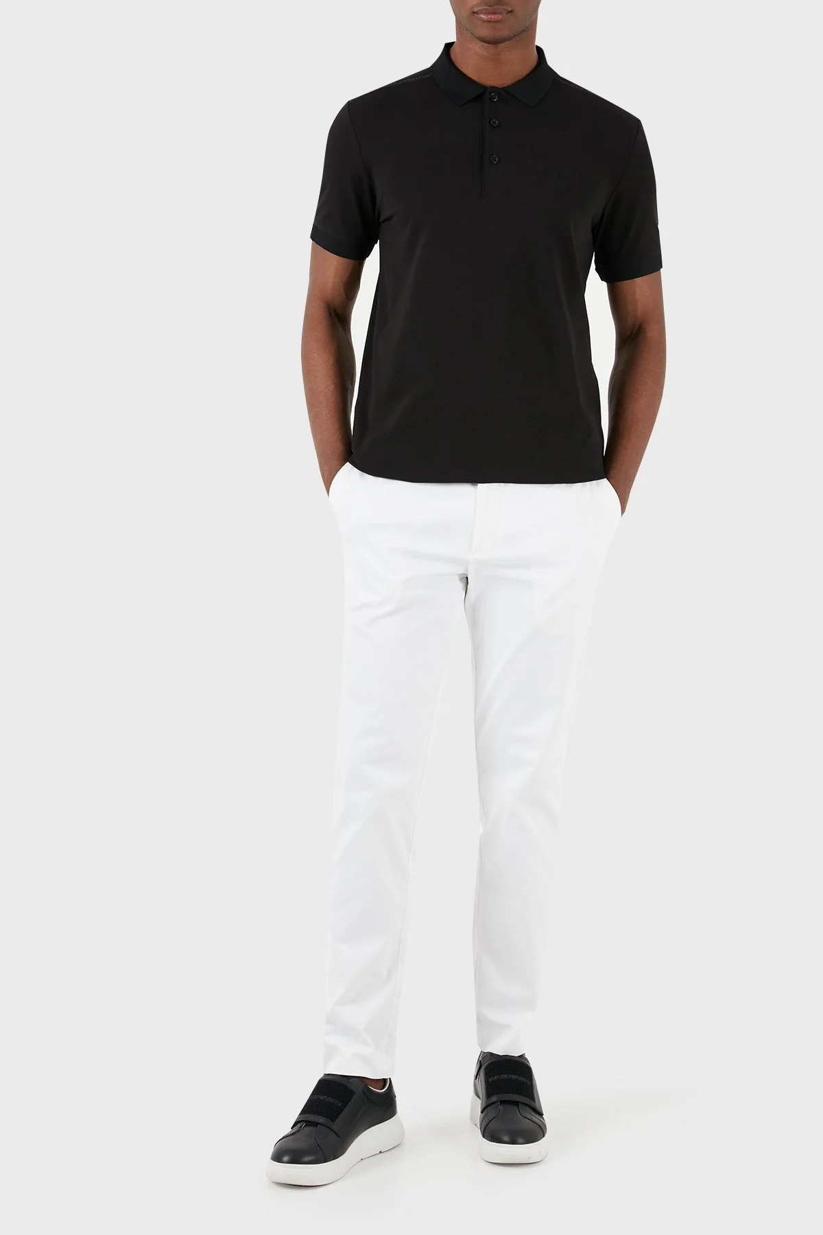 Boss Streç Pamuklu Slim Fit Erkek Polo Yaka T Shirt 50505889 001 SİYAH - 10