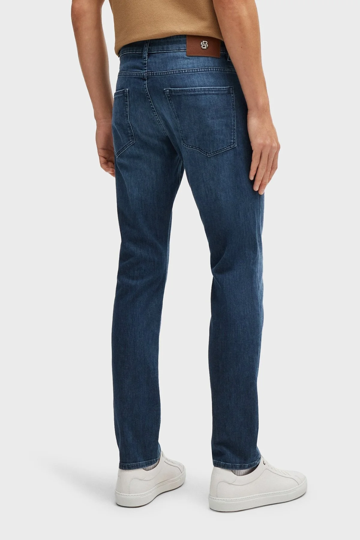 Boss Streç Pamuklu Slim Fit Jeans Erkek Kot Pantolon 50513620 431 LACİVERT - 3