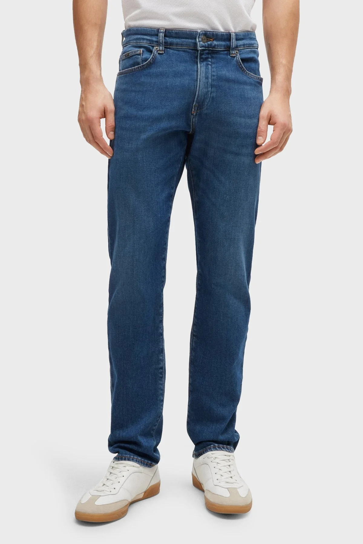 Boss Streç Pamuklu Slim Fit Jeans Erkek Kot Pantolon 50513622 437 LACİVERT - 7