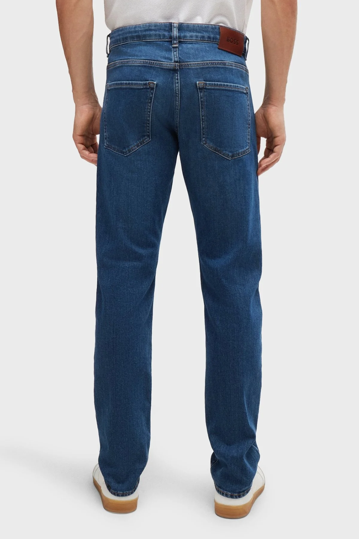 Boss Streç Pamuklu Slim Fit Jeans Erkek Kot Pantolon 50513622 437 LACİVERT - 9