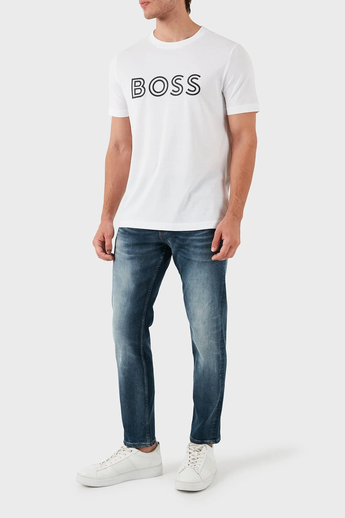 Boss Streç Pamuklu Slim Fit Jeans Erkek Kot Pantolon 50521313 417 LACİVERT - 2