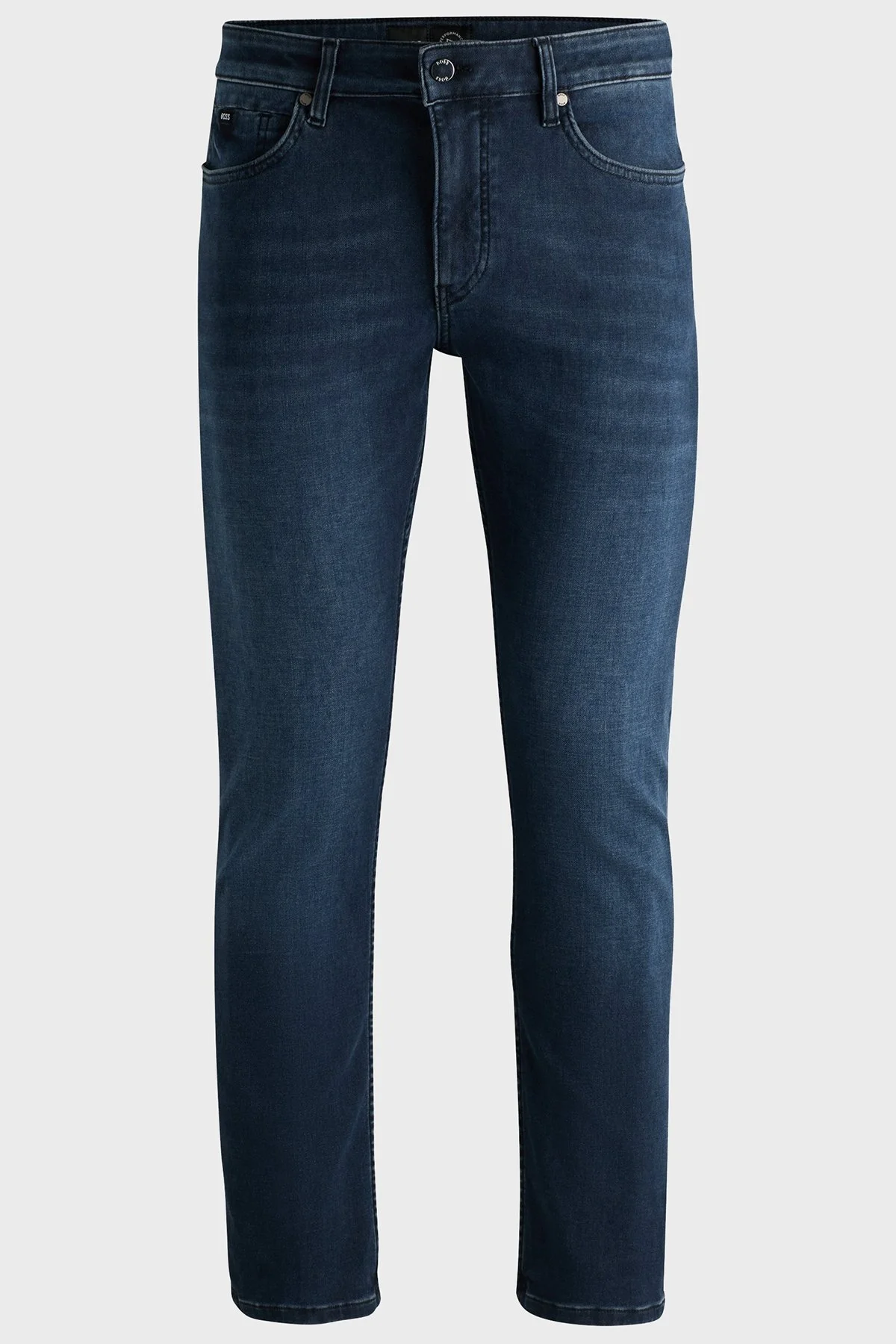 Boss Streç Pamuklu Slim Fit Jeans Erkek Kot Pantolon 50527044 411 LACİVERT - 5