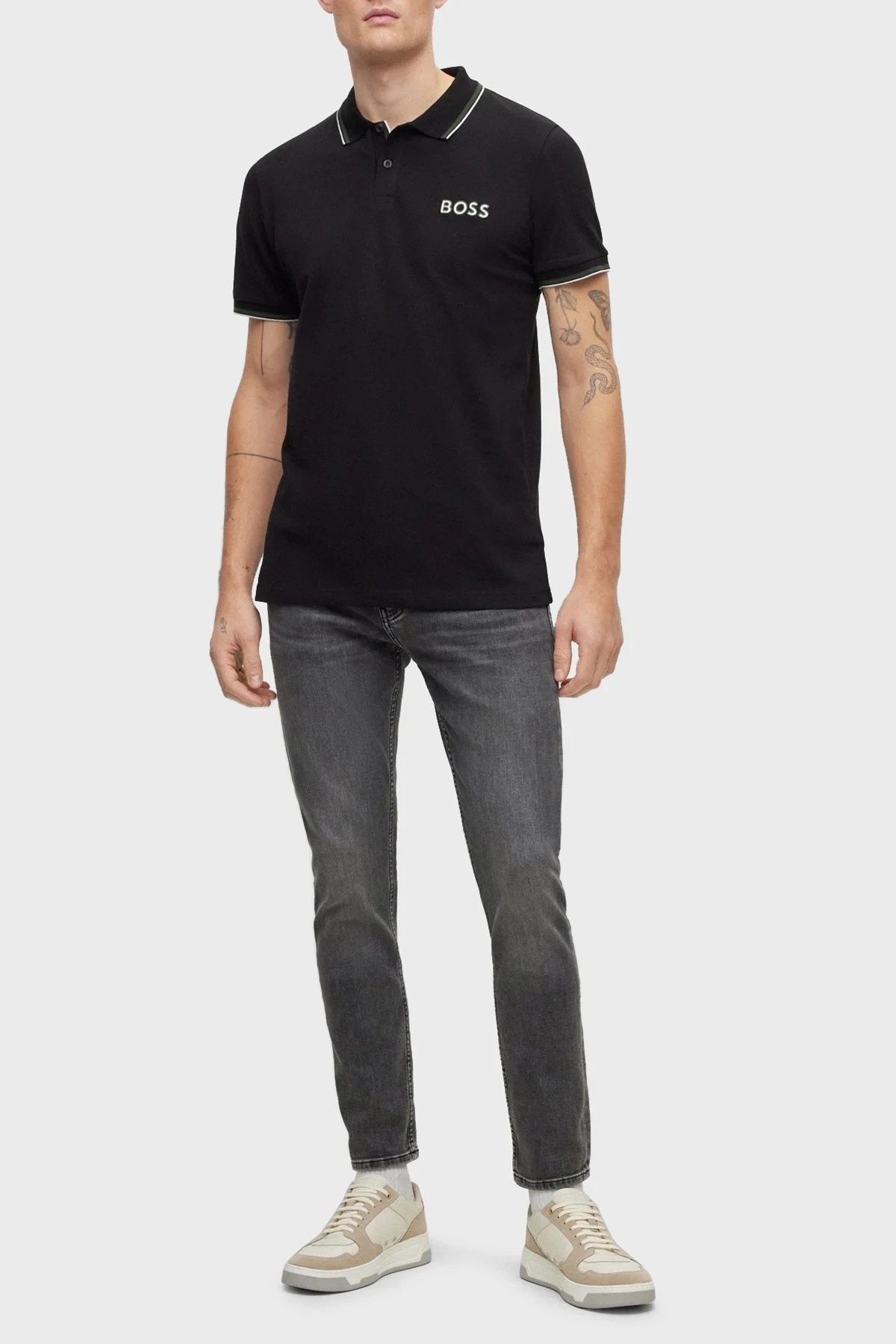 Boss Streç Pamuklu Slim Fit Normal Bel Dar Paça Jeans Erkek Kot Pantolon 50488431 027 SİYAH - 2