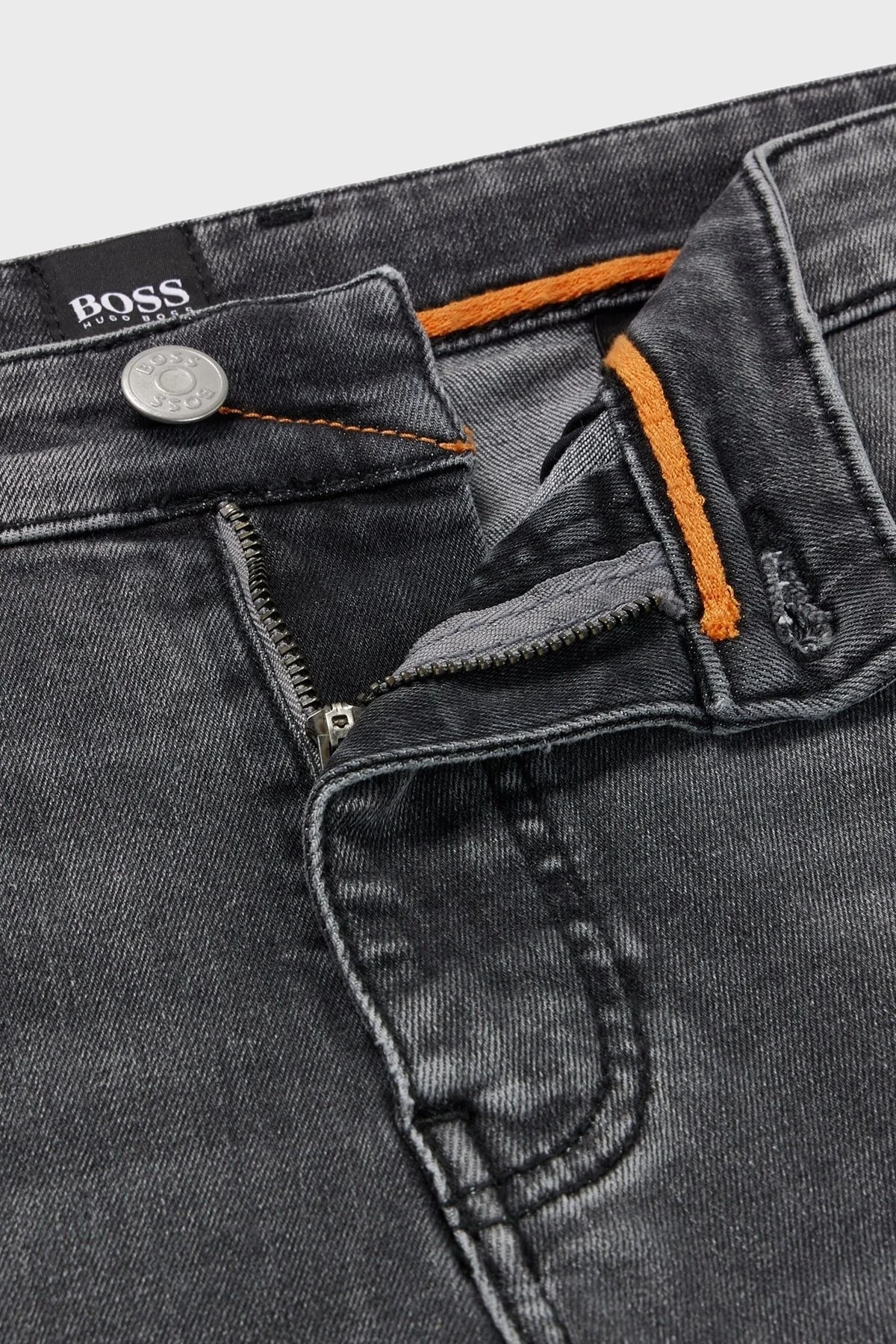 Boss Streç Pamuklu Slim Fit Normal Bel Dar Paça Jeans Erkek Kot Pantolon 50488431 027 SİYAH - 5