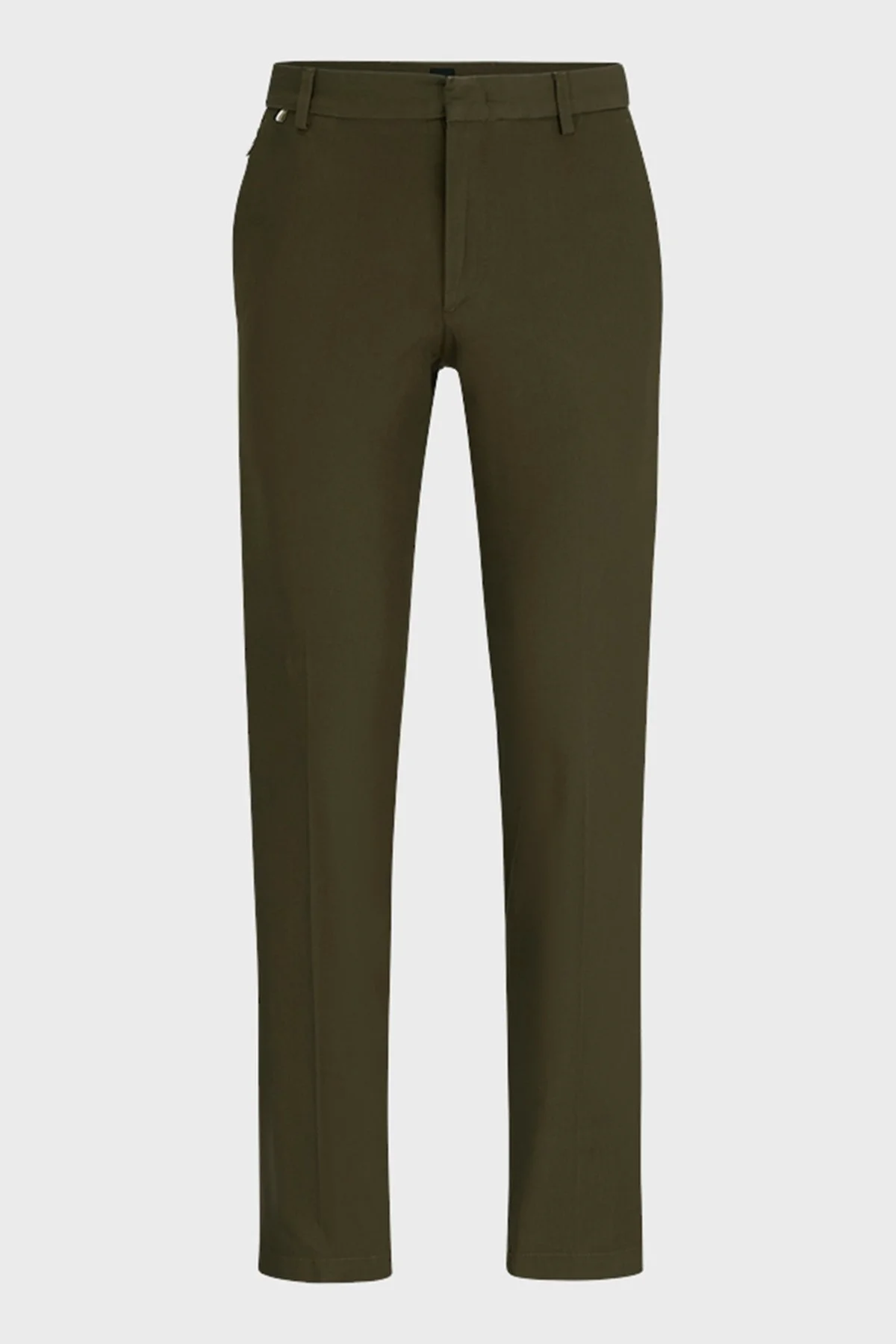 Boss Streç Pamuklu Slim Fit Normal Bel Düz Paça Erkek Pantolon 50487754 361 HAKİ - 10