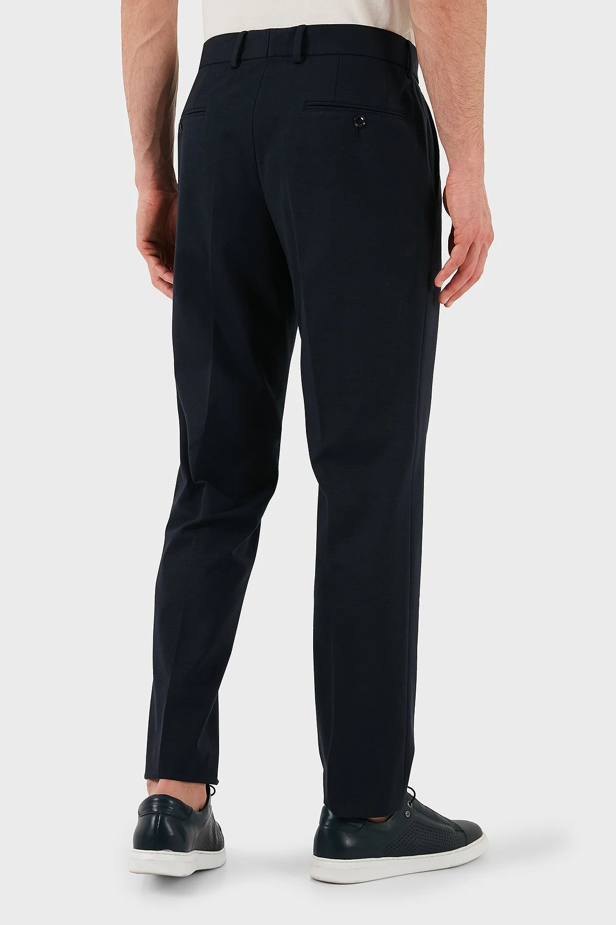 Boss Streç Pamuklu Slim Fit Normal Bel Düz Paça Erkek Pantolon 50537262 404 LACİVERT - 6