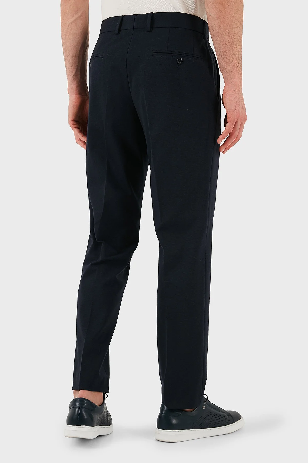 Boss Streç Pamuklu Slim Fit Normal Bel Düz Paça Erkek Pantolon 50537262 404 LACİVERT - 6