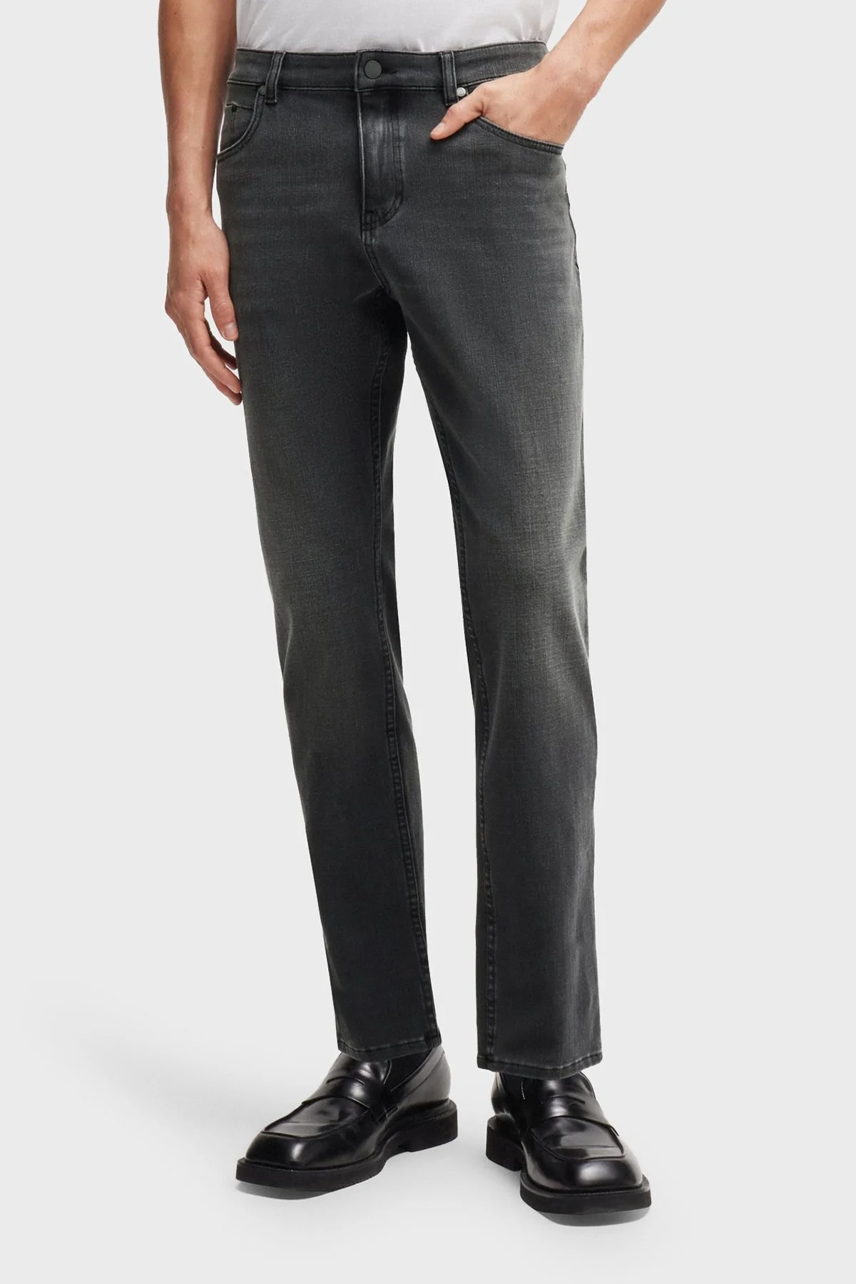 Boss Streç Pamuklu Slim Fit Normal Bel Jeans Erkek Kot Pantolon 50522501 021 SİYAH - 1
