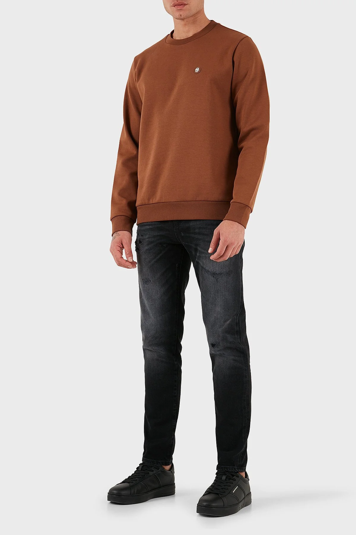 Boss Streç Pamuklu Tapered Fit Normal Bel Düz Paça Jeans Erkek Kot Pantolon 50549506 002 SİYAH - 2