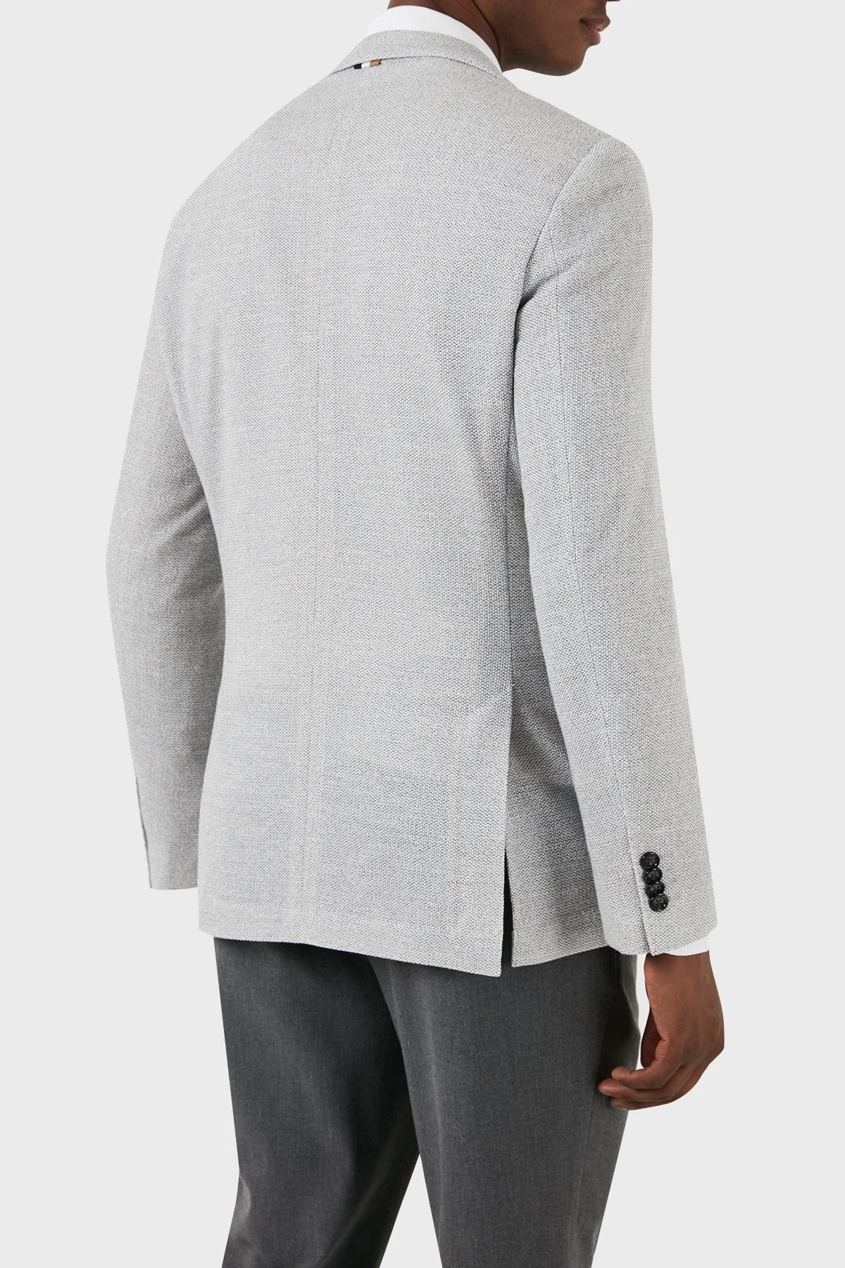 Boss Streç Regular Fit Blazer Erkek Ceket 50510546 041 GRİ - 9