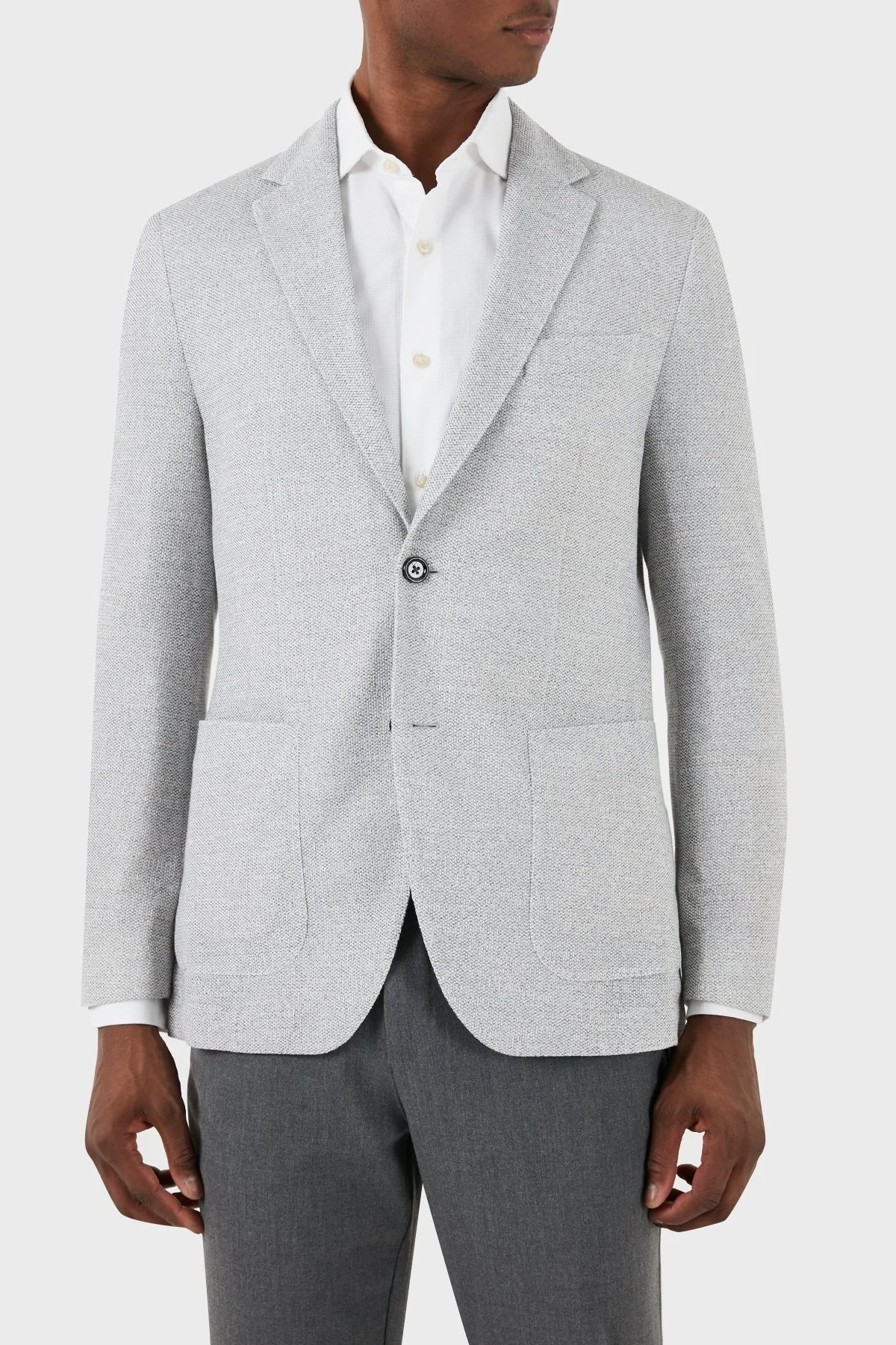 Boss Streç Regular Fit Blazer Erkek Ceket 50510546 041 GRİ - 11