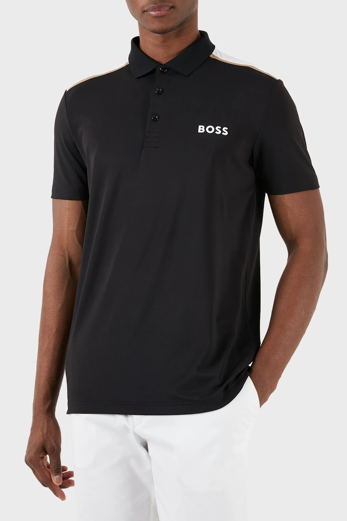 Boss Streç Regular Fit Erkek Polo Yaka T Shirt 50506150 001 SİYAH - 10