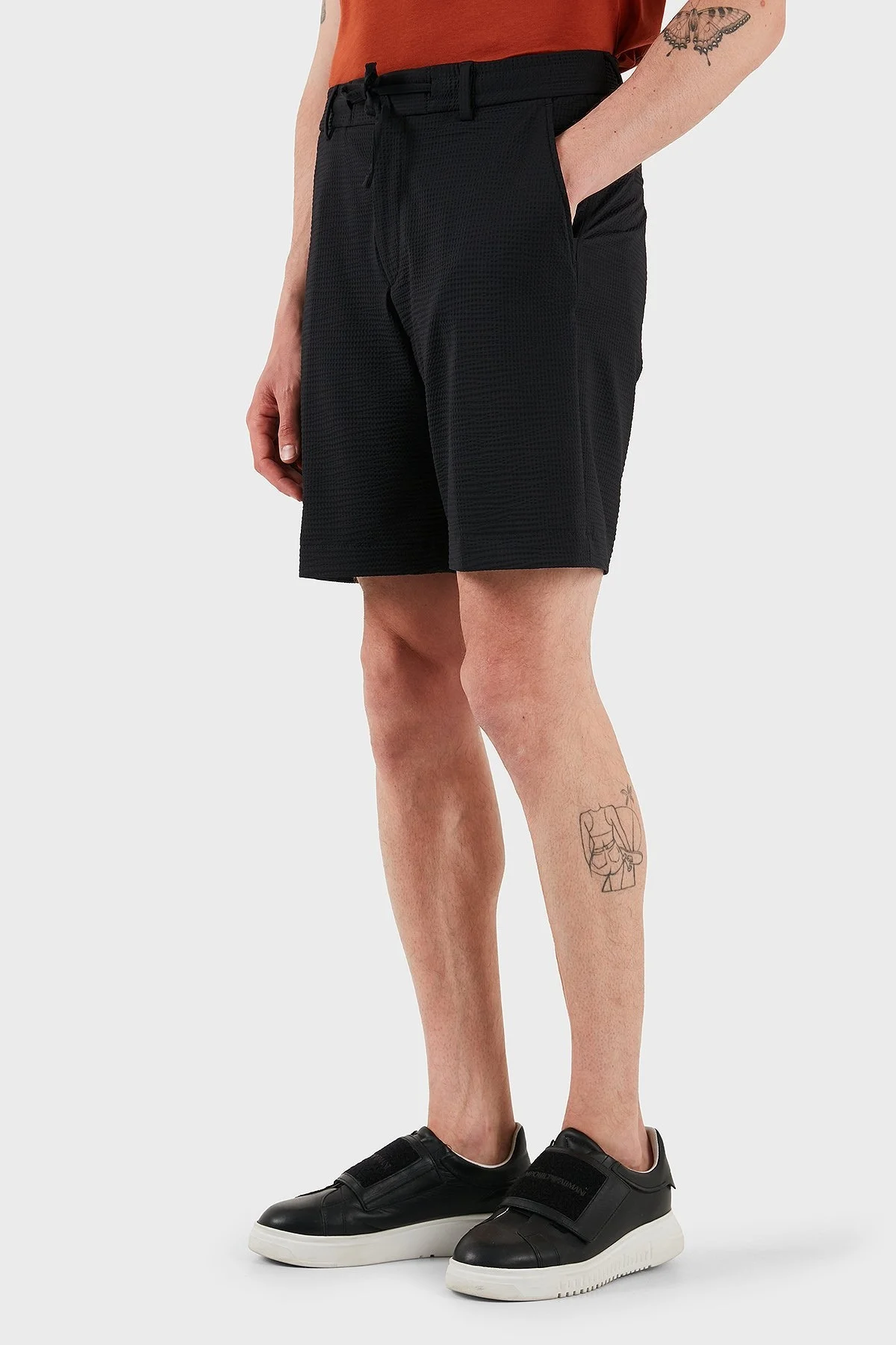 Boss Streç Regular Fit Normal Bel Celi Erkek Short 50540696 001 SİYAH - 4