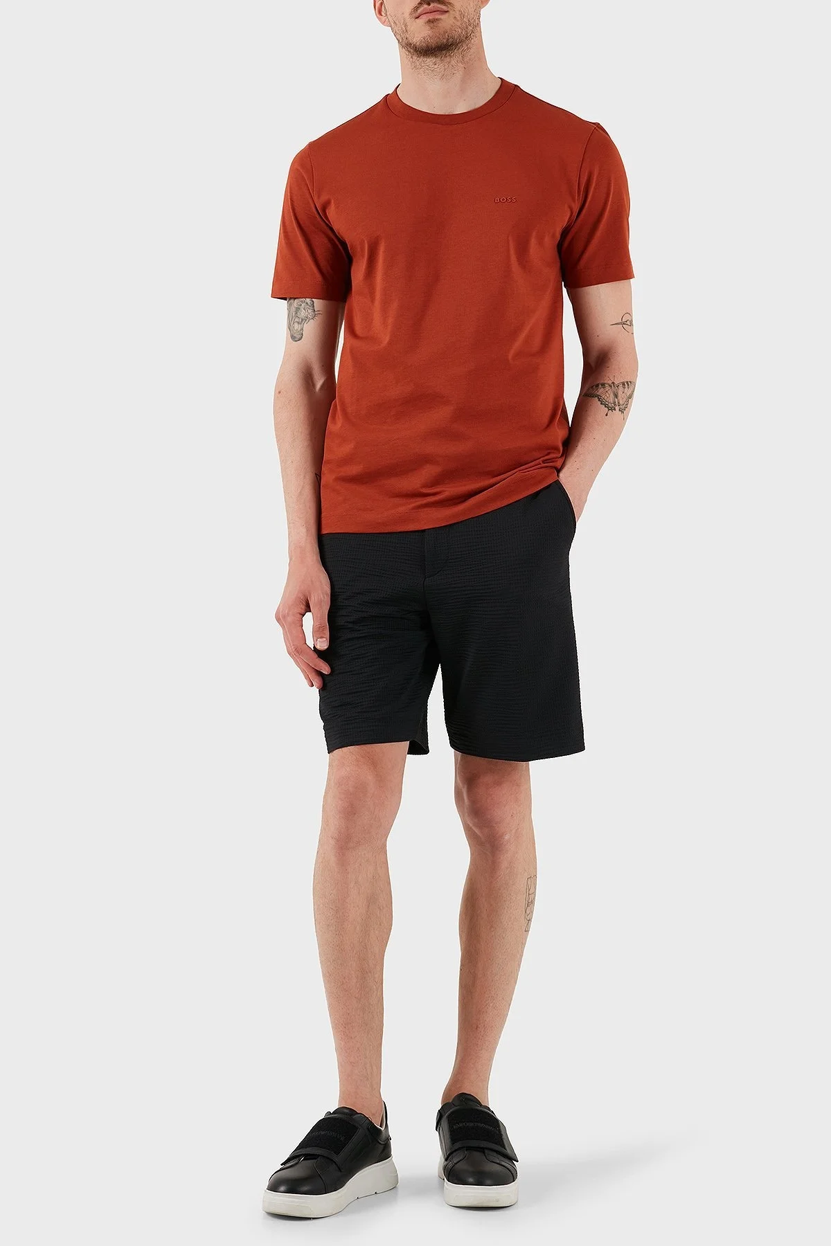 Boss Streç Regular Fit Normal Bel Celi Erkek Short 50540696 001 SİYAH - 14