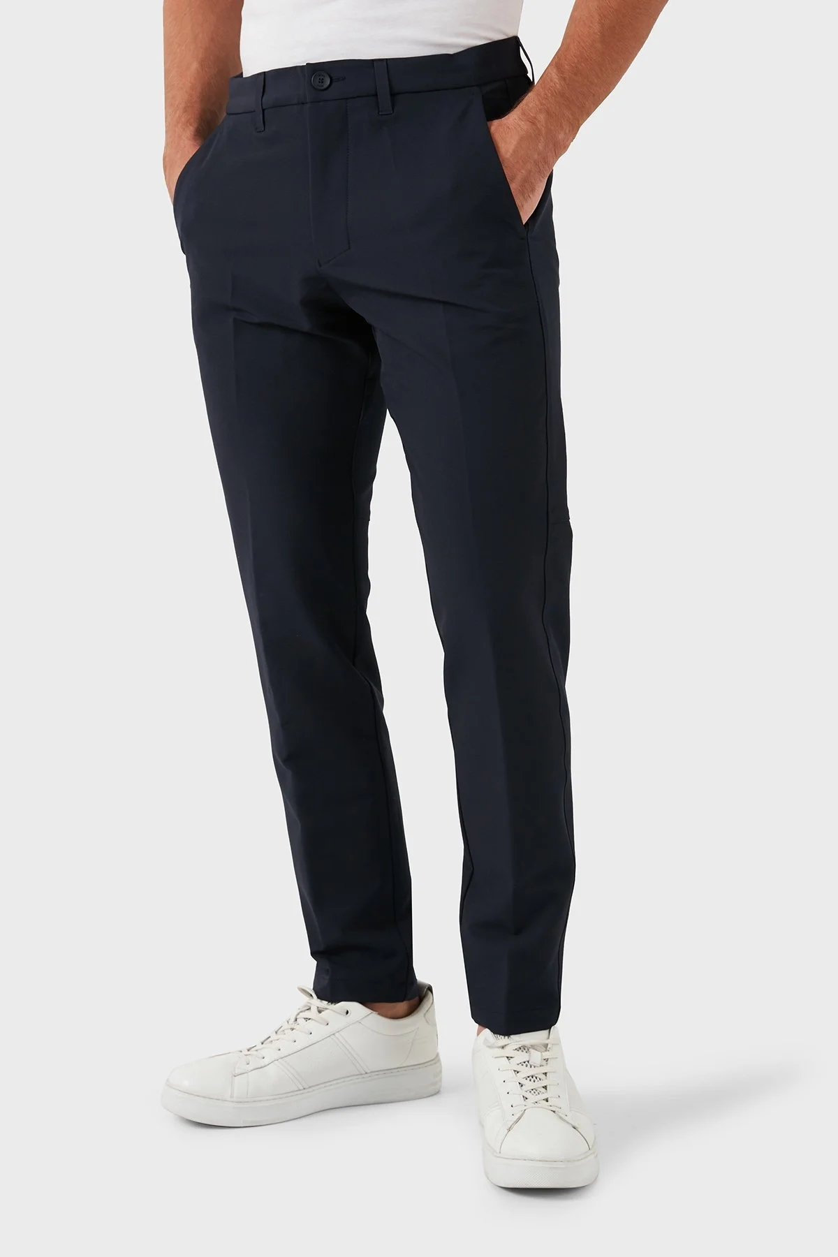 Boss Streç Slim Fit Chino Erkek Pantolon 50495497 402 LACİVERT - 1