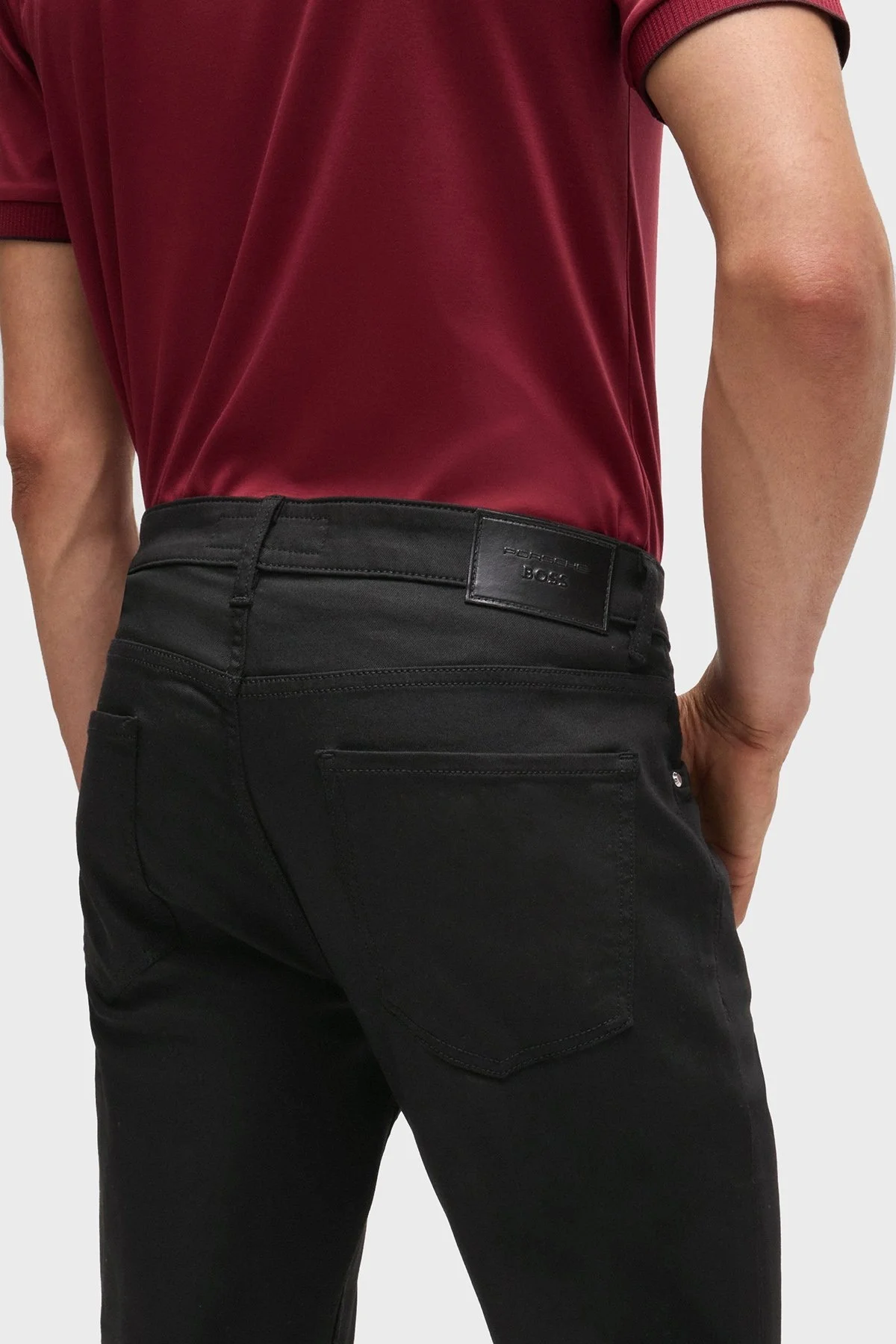 Boss Streç Slim Fit Dar Paça Jeans Erkek Kot Pantolon 50521685 003 SİYAH - 4