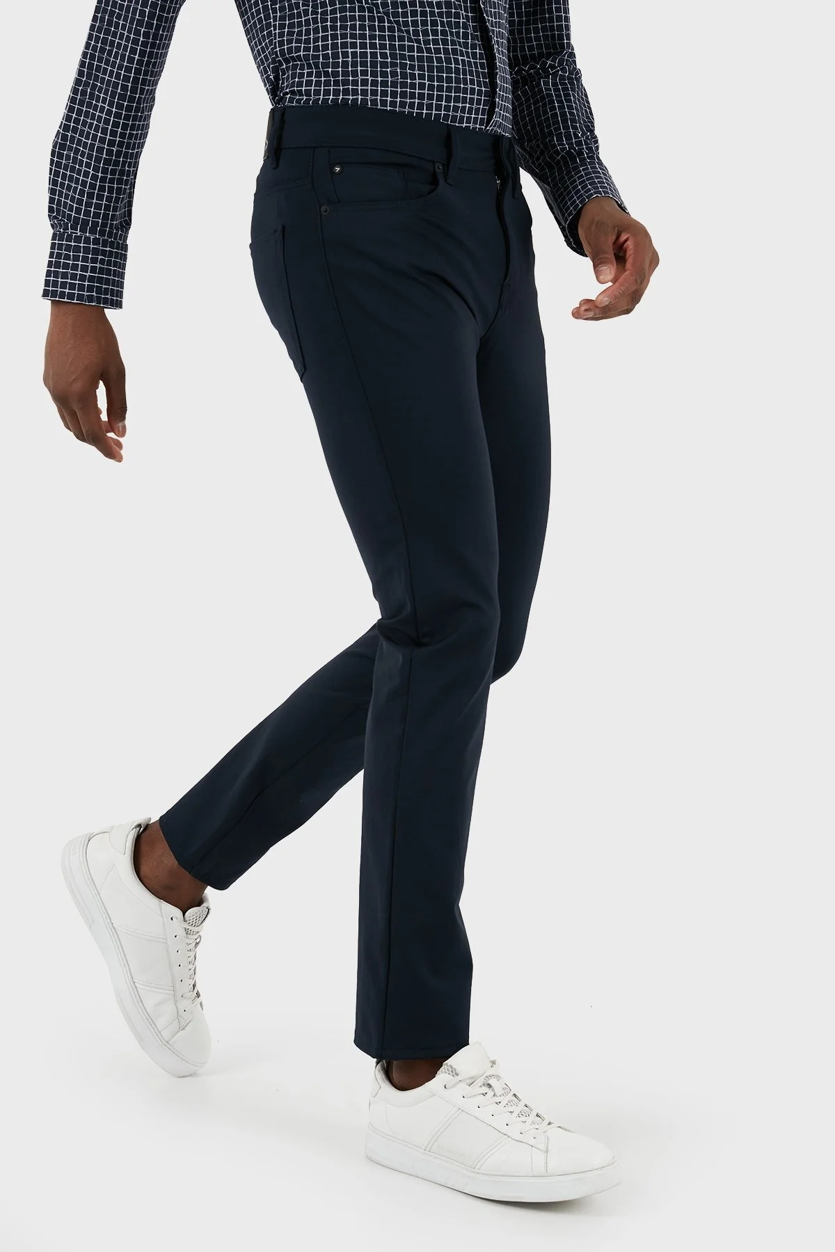Boss Streç Slim Fit Düz Paça Erkek Pantolon 50505439 404 LACİVERT - 3