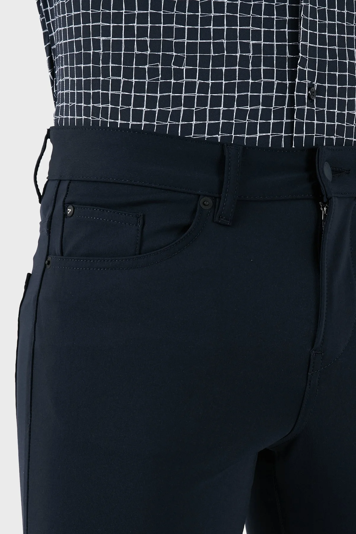 Boss Streç Slim Fit Düz Paça Erkek Pantolon 50505439 404 LACİVERT - 5